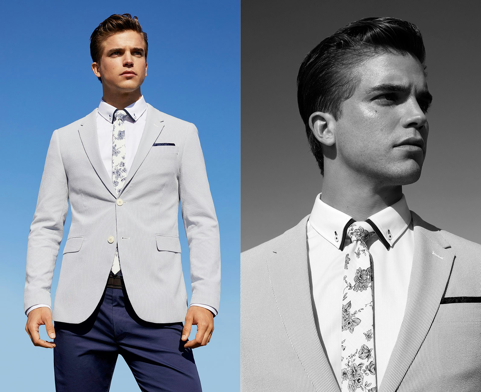 Be Brave and rock the florals, sport a floral style tie at the races