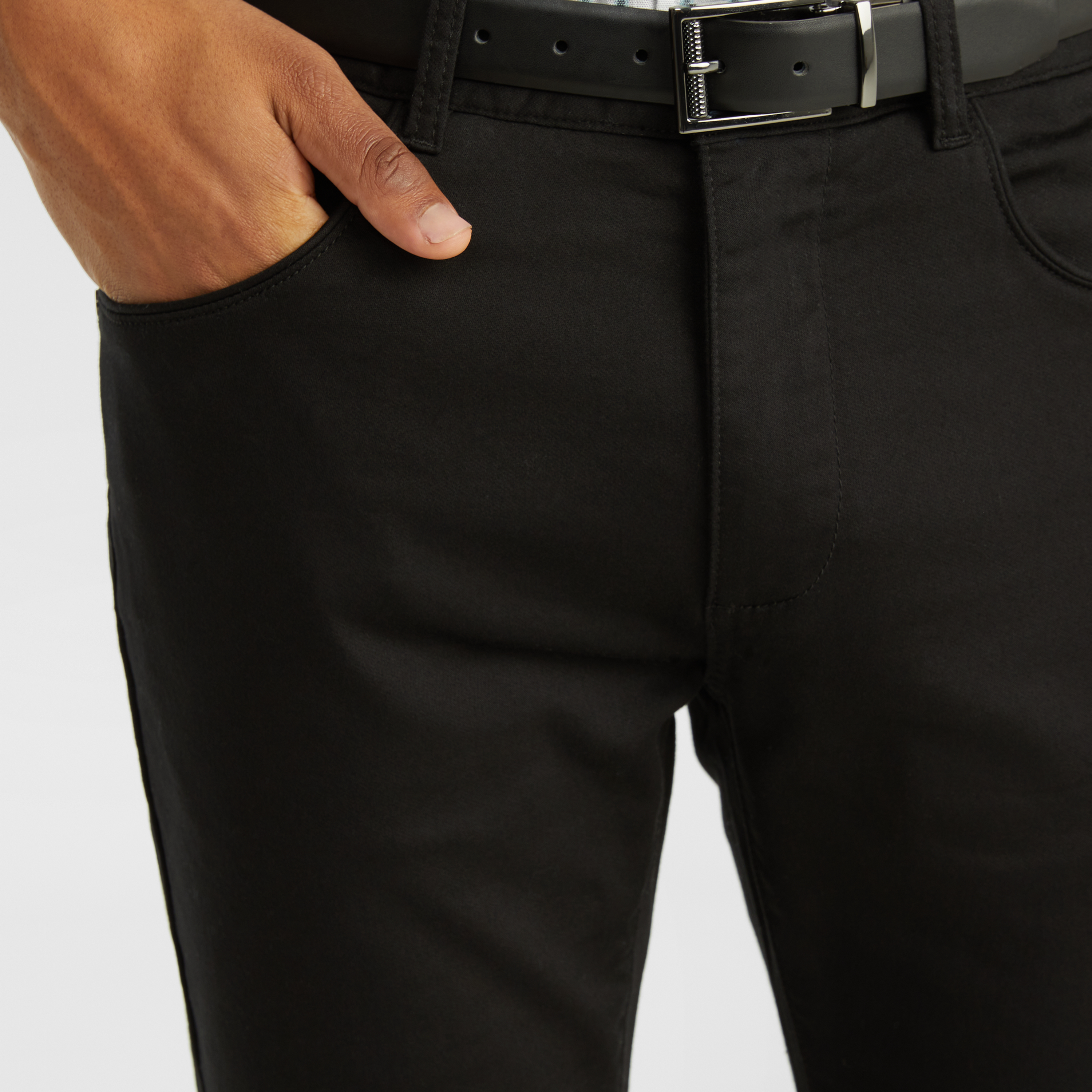 Black Nicol Skinny Chinos