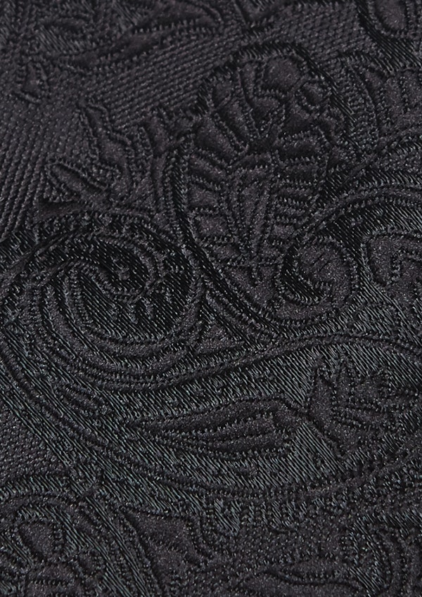 Black Rialta Paisley 5 Cm Tie