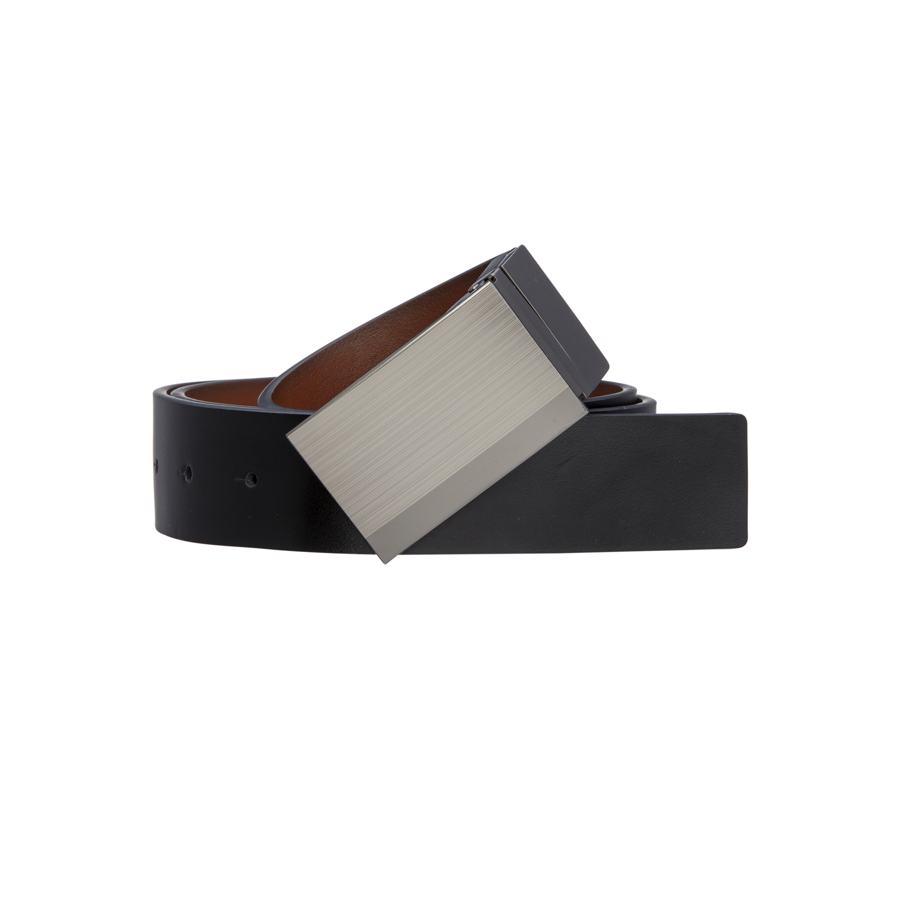 Brown/Black Riley Reversible Belt