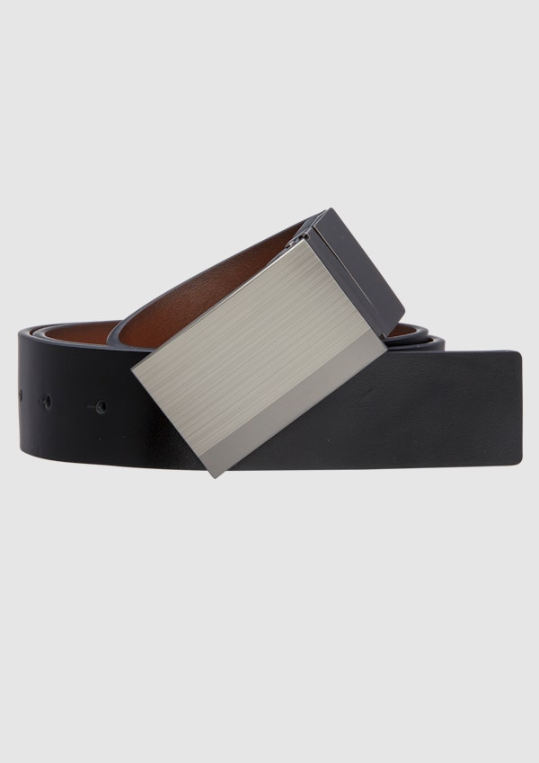Brown Brown/Black Riley Reversible Belt