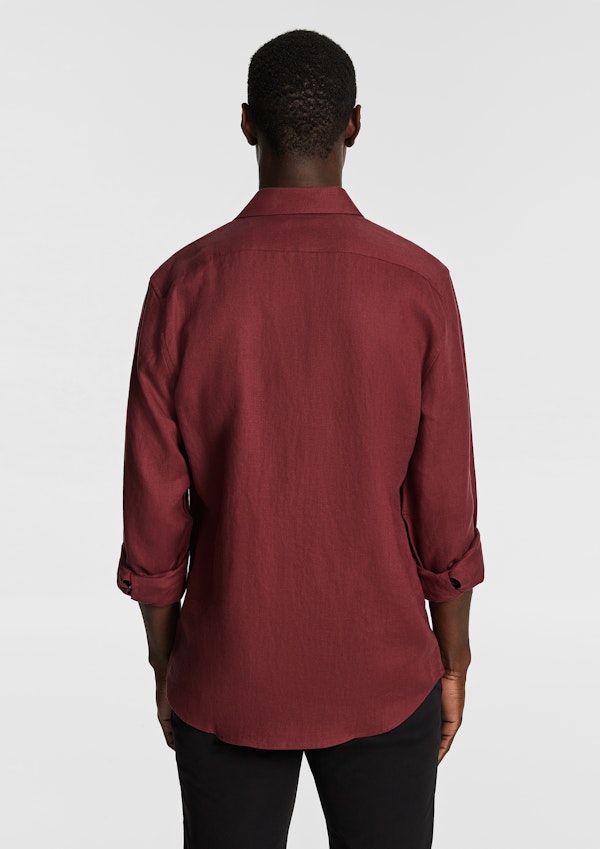 Brick West Hampton Pure Linen Shirt