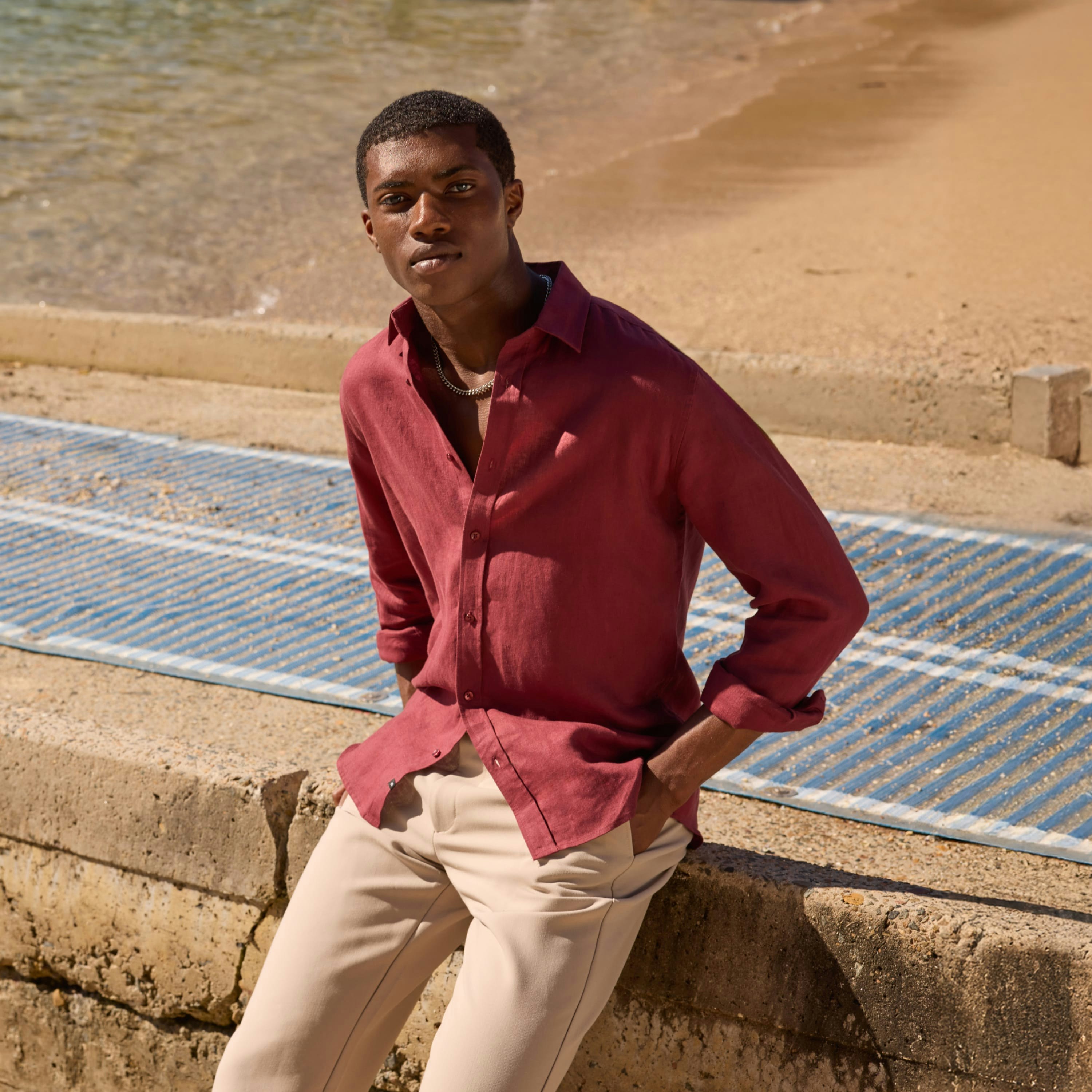 WEST HAMPTON SHIRT RAFINA RELAXED CHINO LOOK