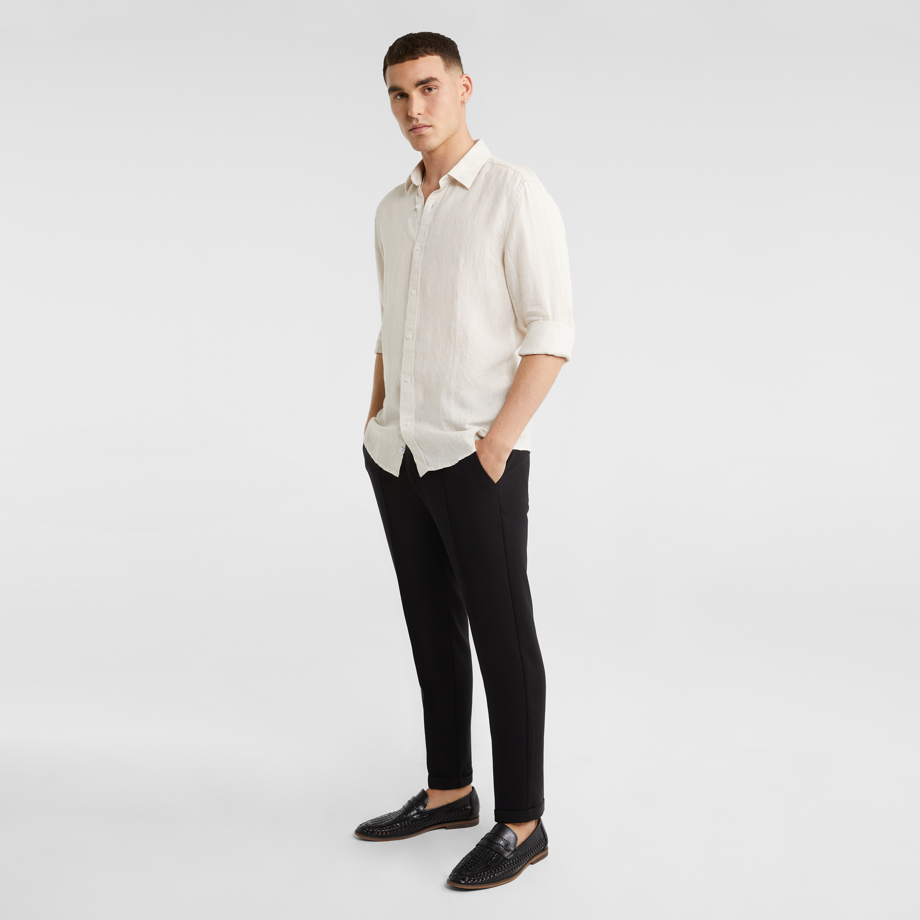 Natural West Hampton Pure Linen Shirt
