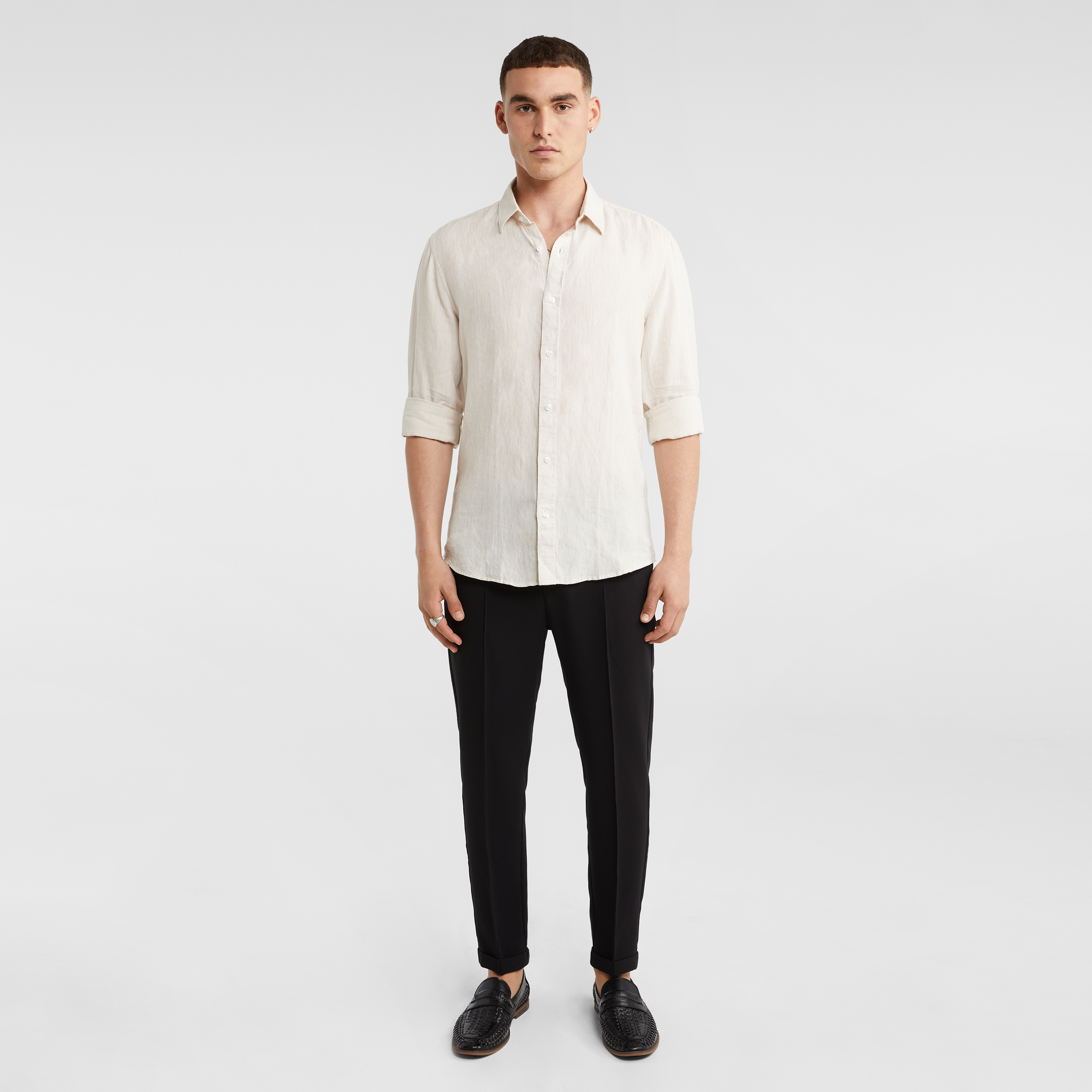 Natural West Hampton Pure Linen Shirt