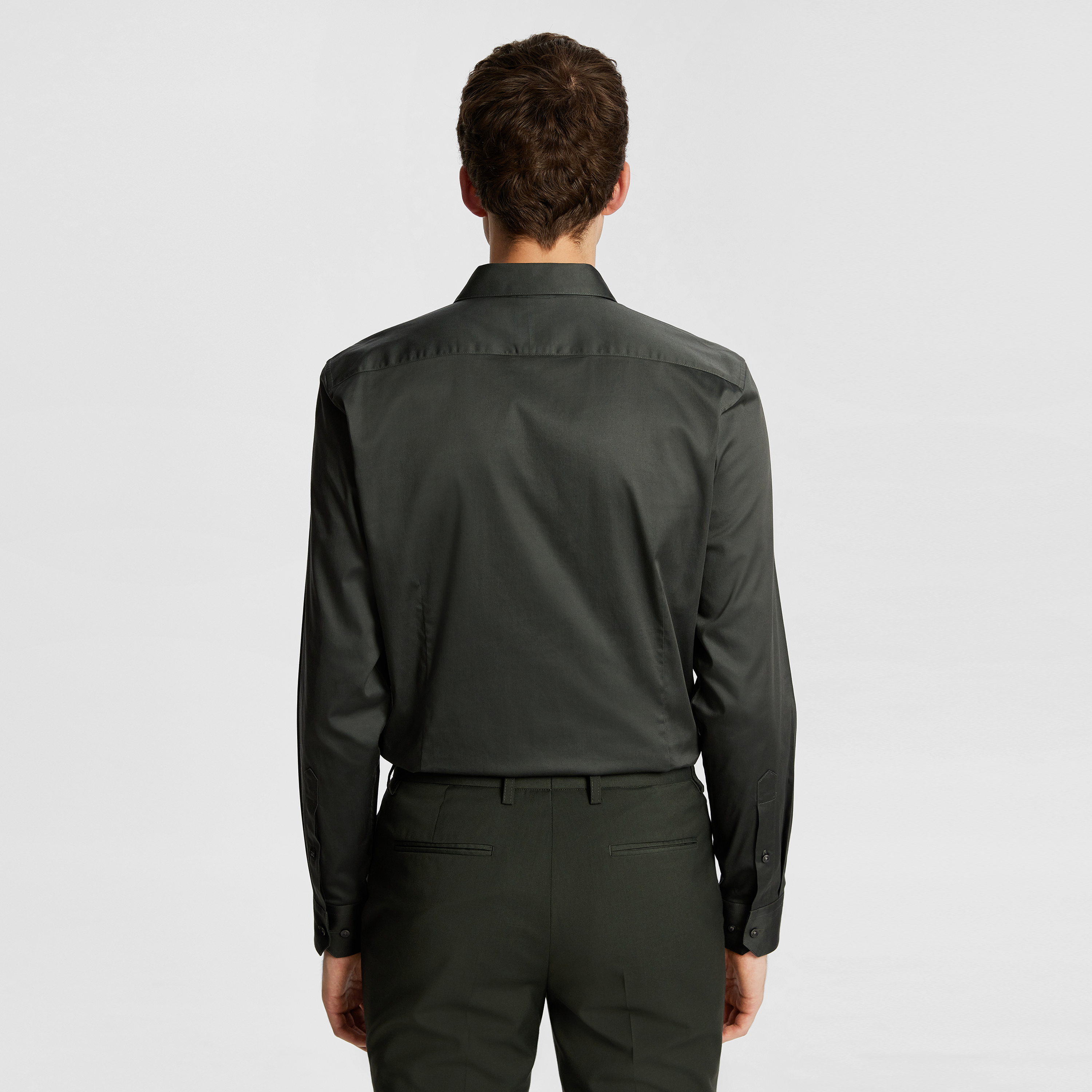 Mission Stretch Sateen Slim Fit Dress Shirt