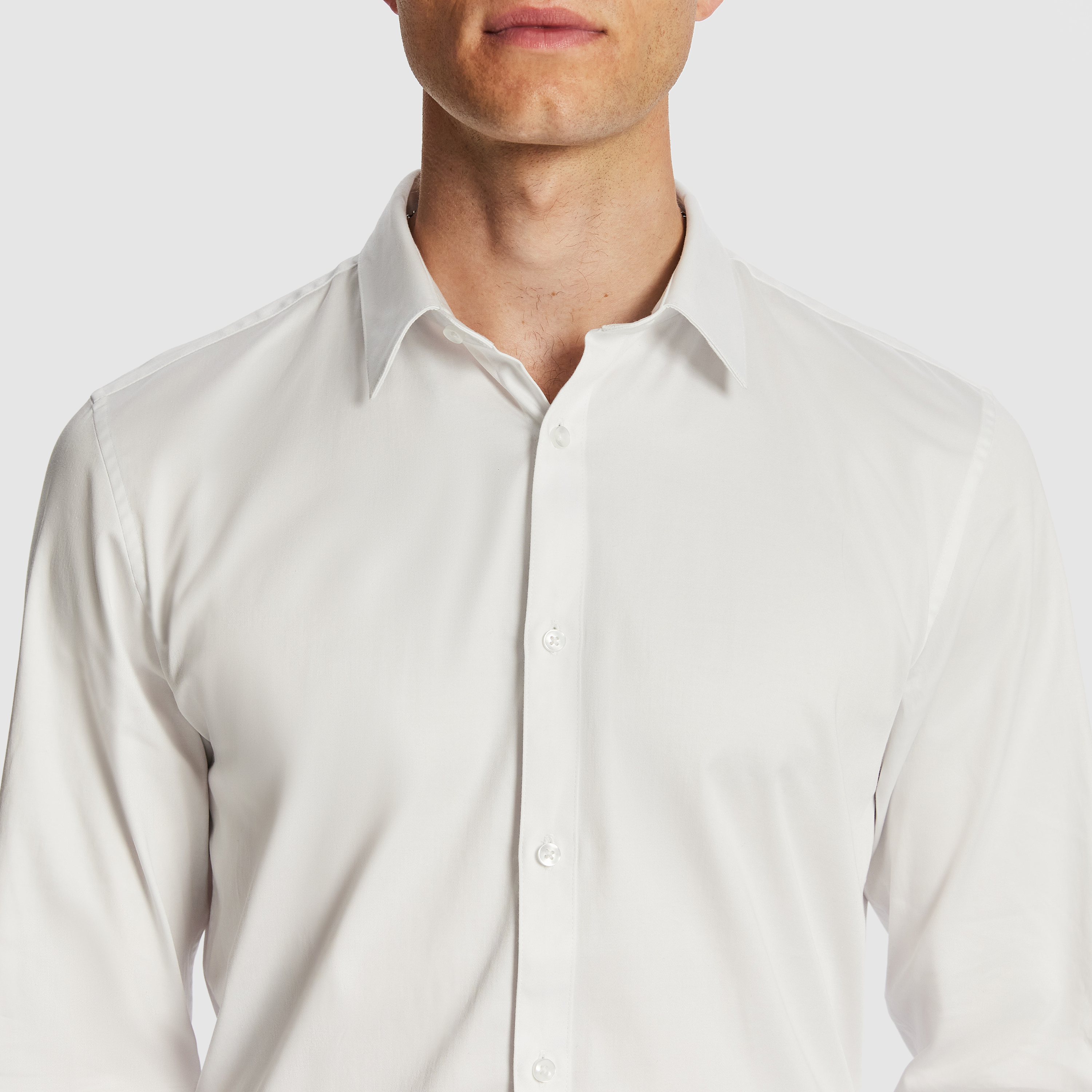 Mission Stretch Sateen Slim Fit Dress Shirt