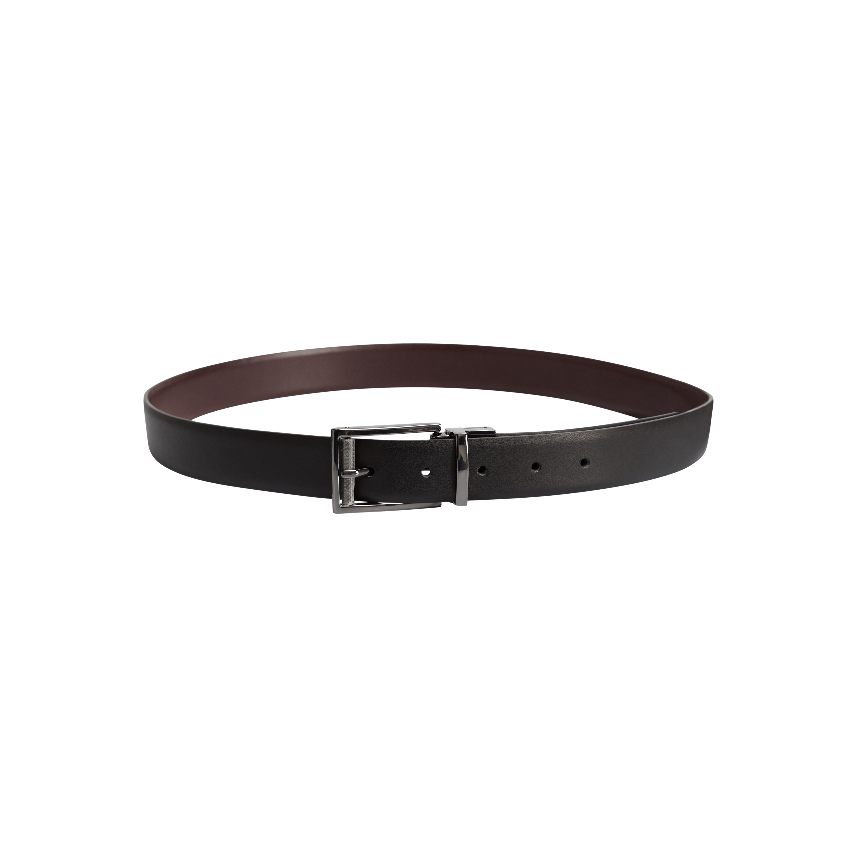 Chocolate/ Black Maguire Reversible Belt