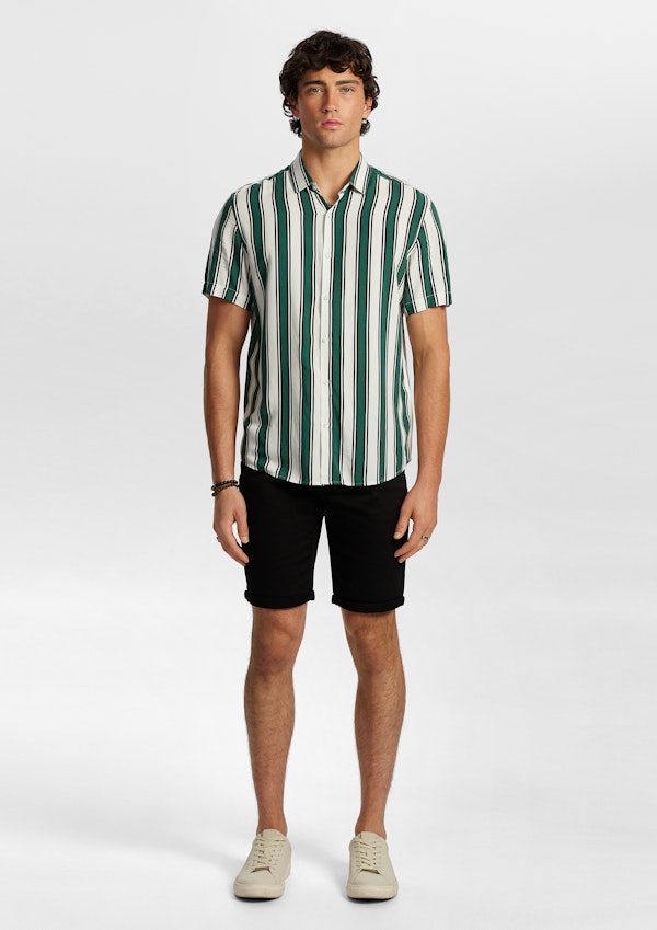 Black Herston Chino Short