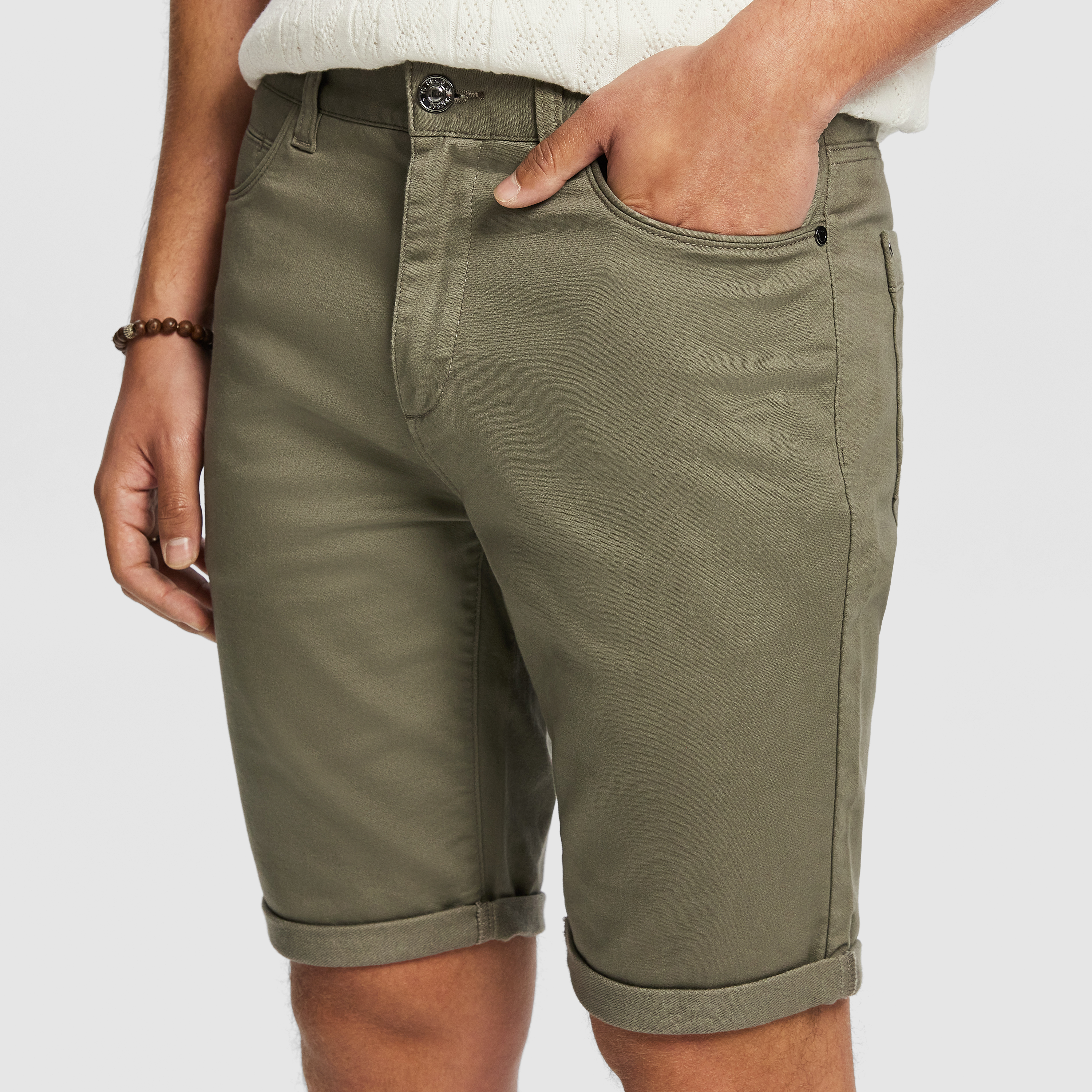 Khaki Green Herston Chino Short