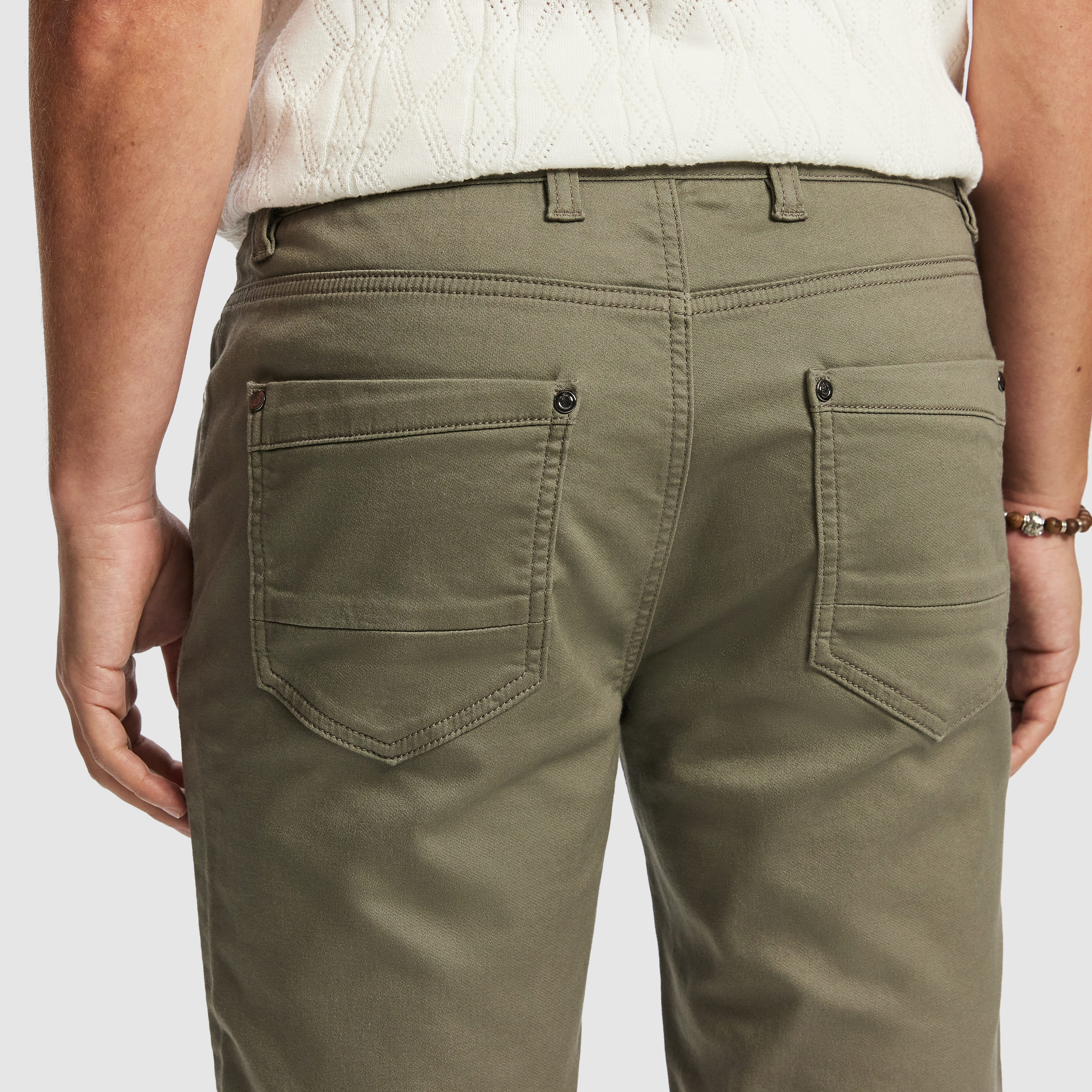 Khaki Green Herston Chino Short