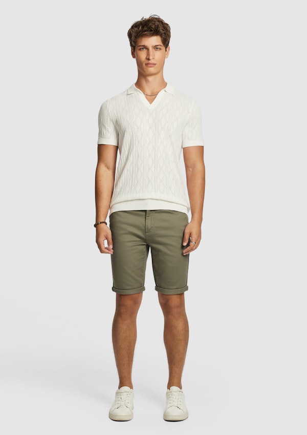Khaki Green Herston Chino Short
