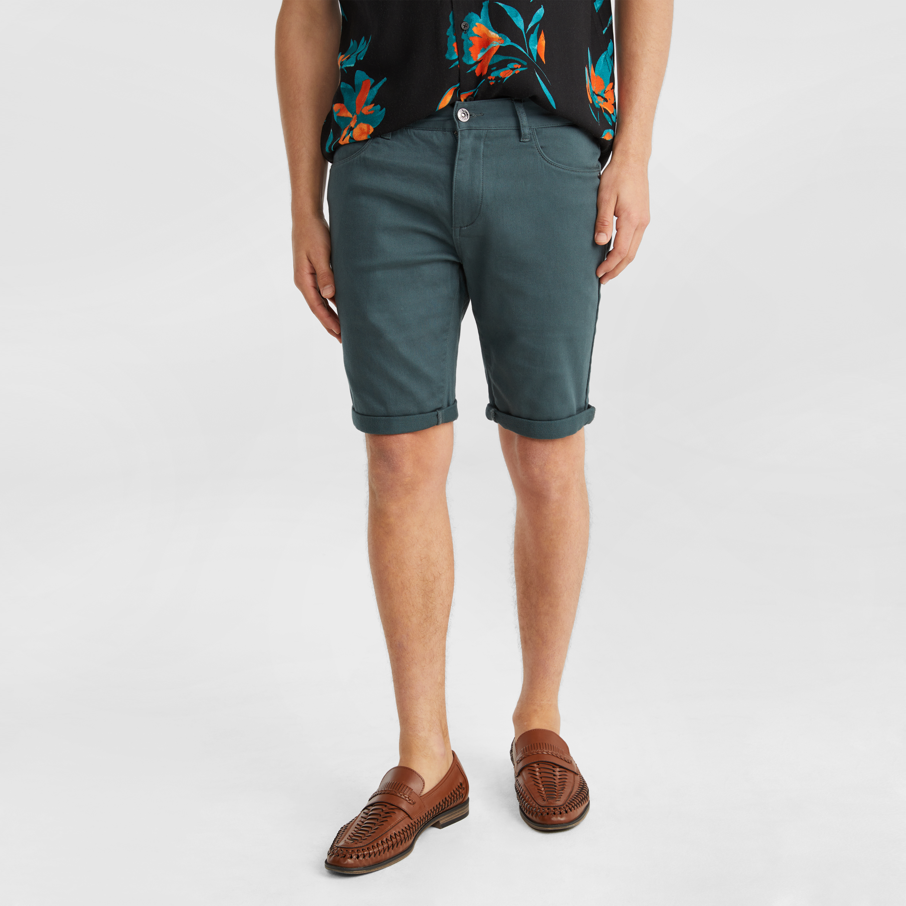 Teal Herston Chino Short | Men's Bottom 
