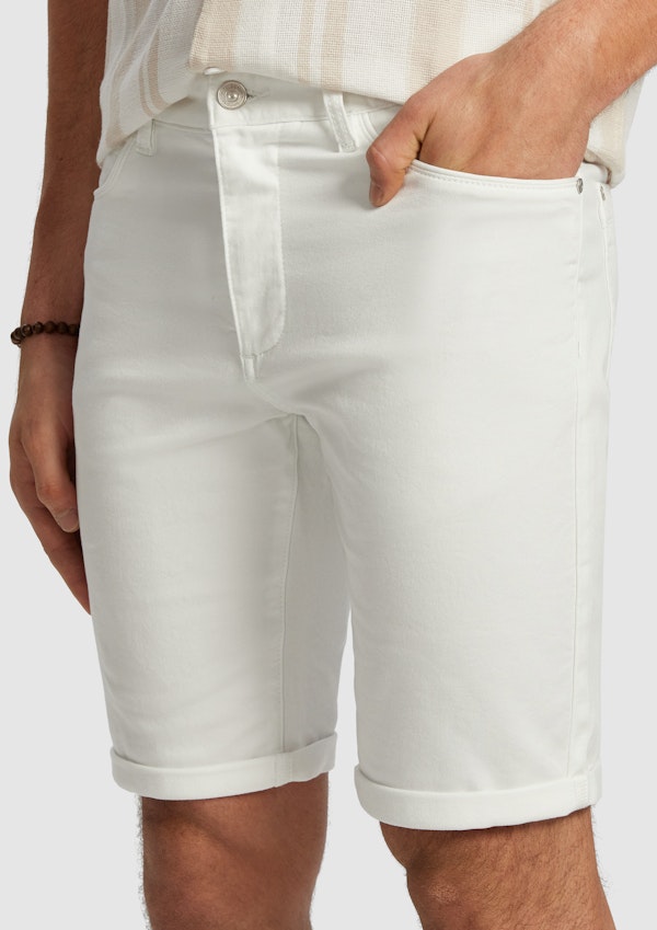 White Herston Chino Short