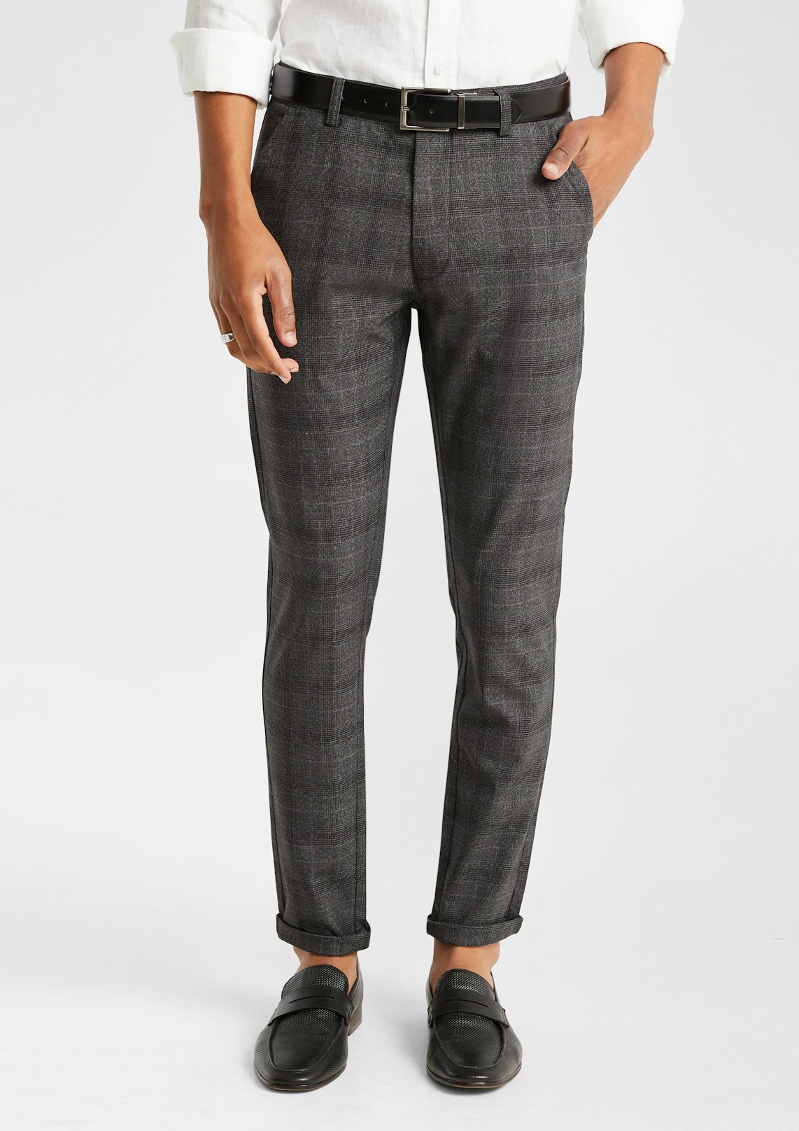Princeton Check Skinny Chinos