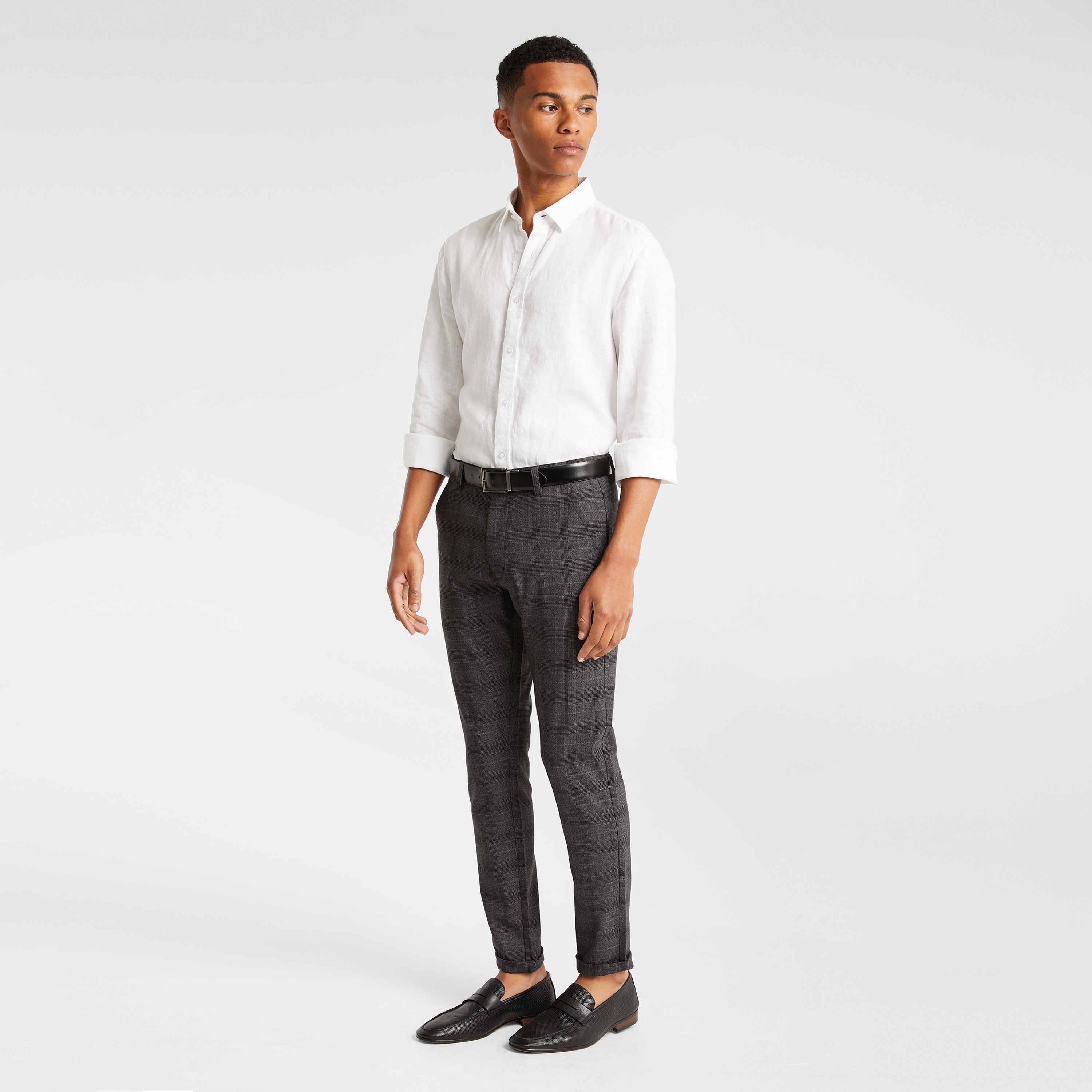 Princeton Check Skinny Chinos
