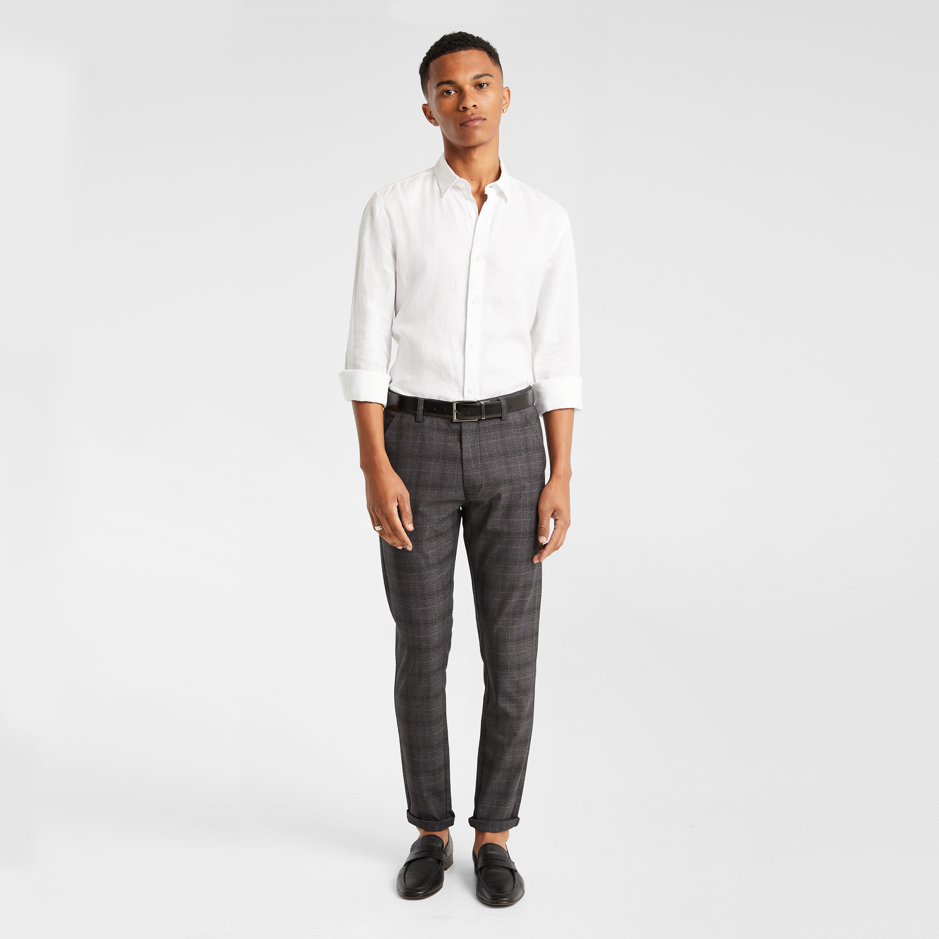 Princeton Check Skinny Chinos