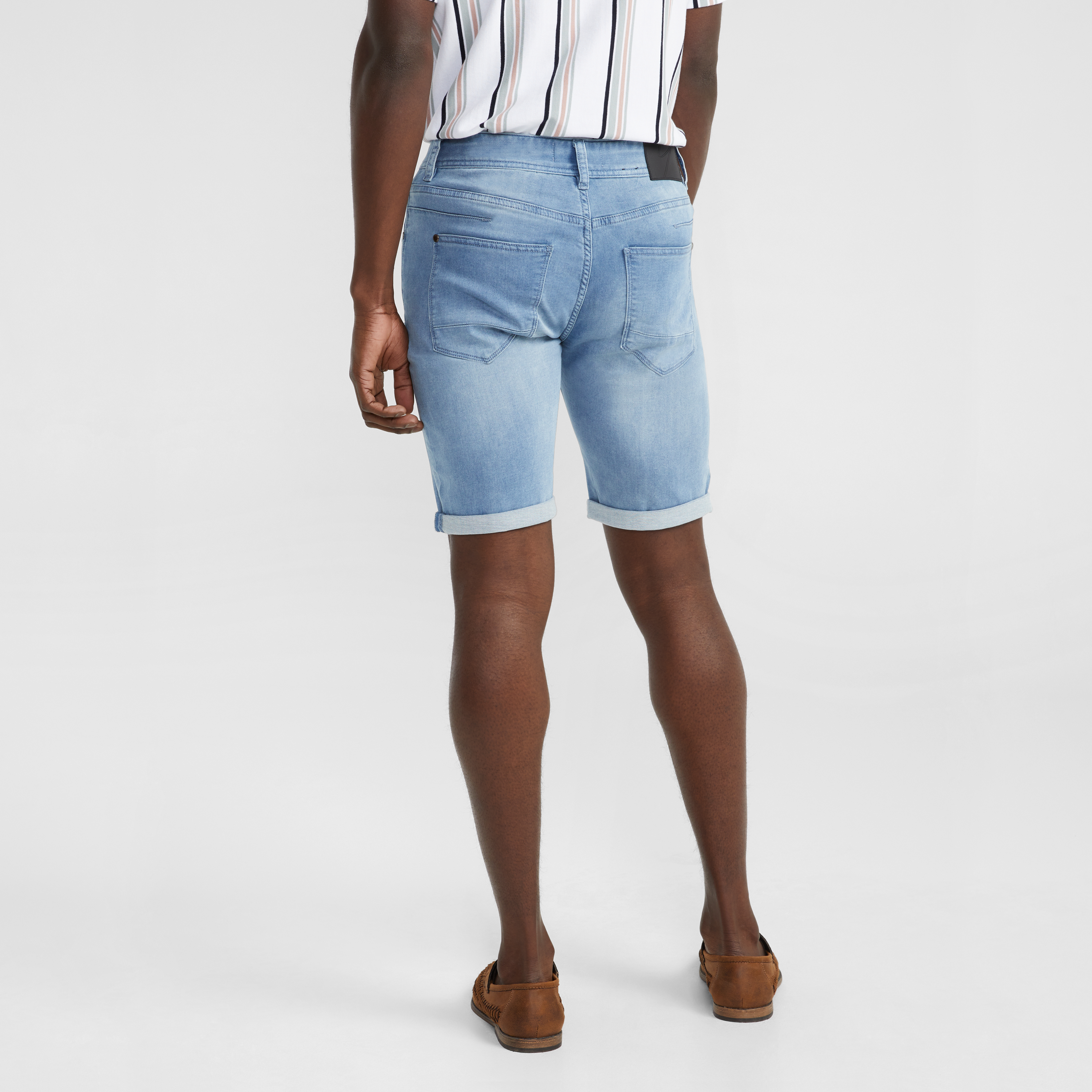 Light Blue Evans Denim Short | Men's 