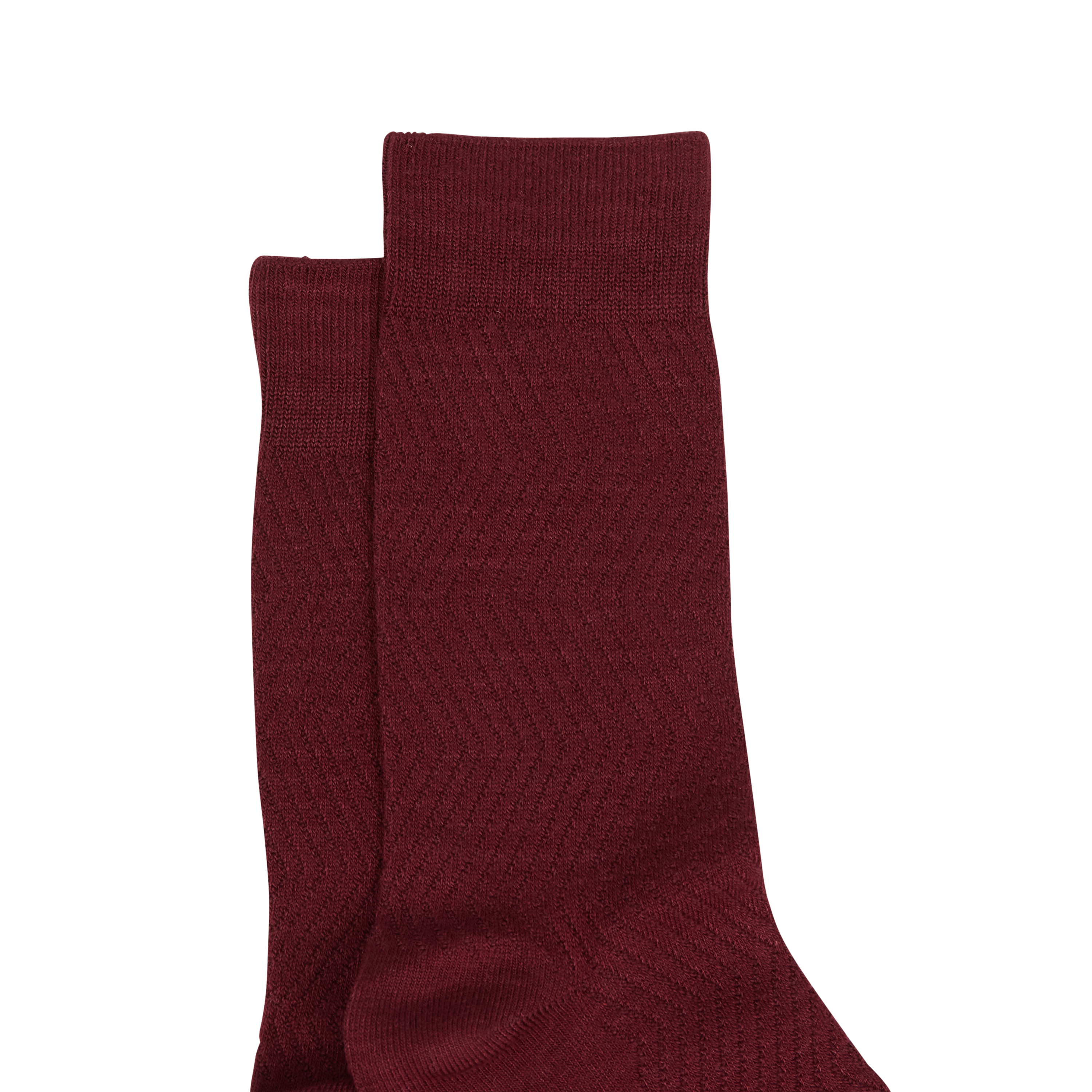 Burgundy Textured Bamboo Sock