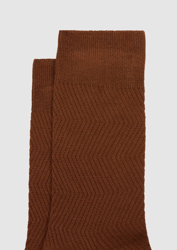 Caramel Textured Bamboo Sock