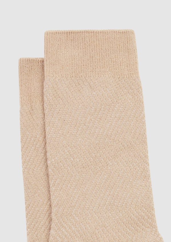 Natural Textured Bamboo Sock