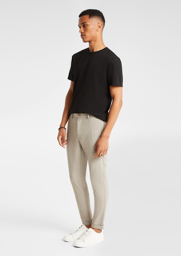 Black Wellington Textured Tee