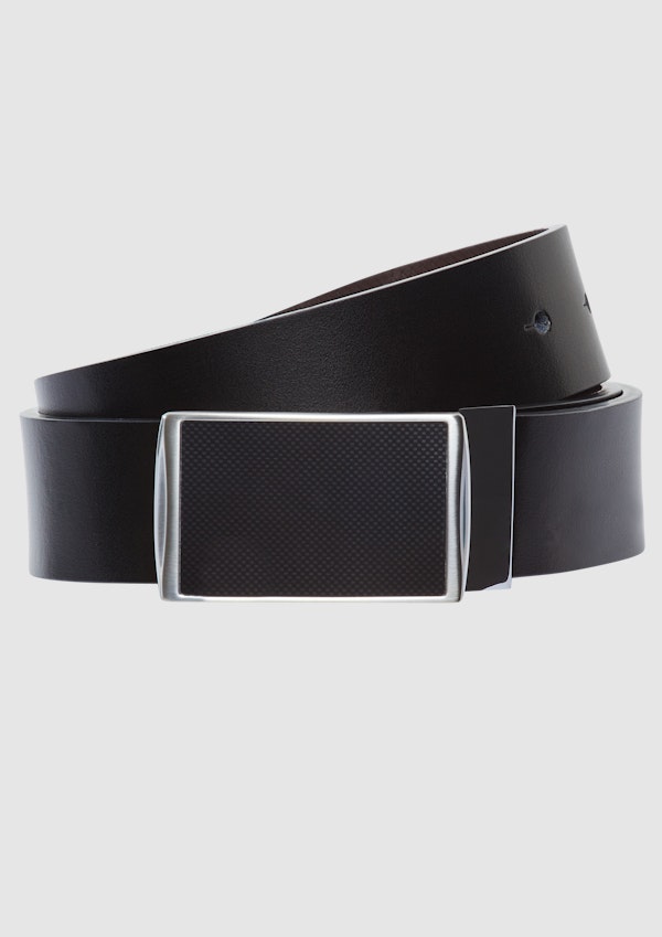 Black Mario Reversible Belt