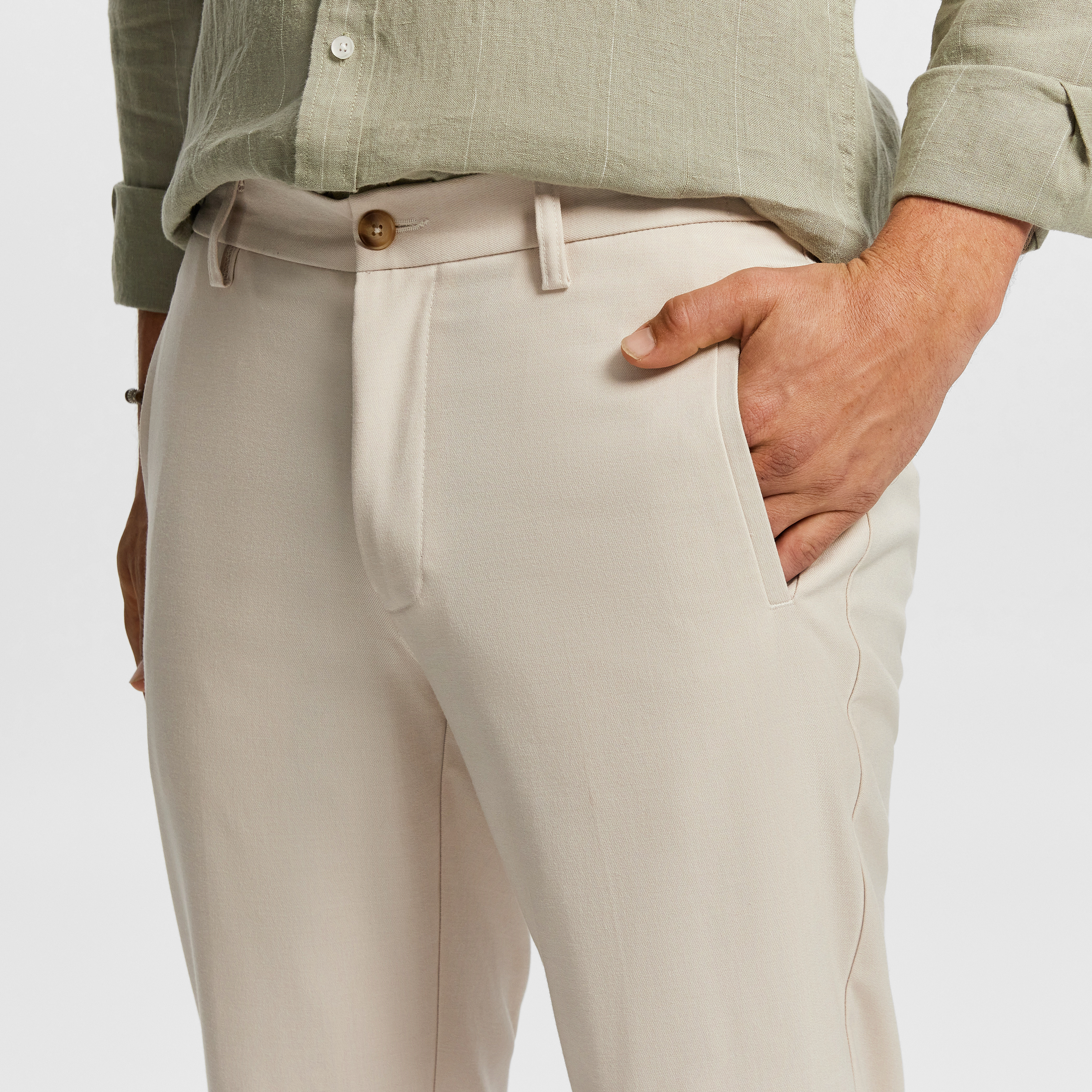 Kent Cropped Chinos