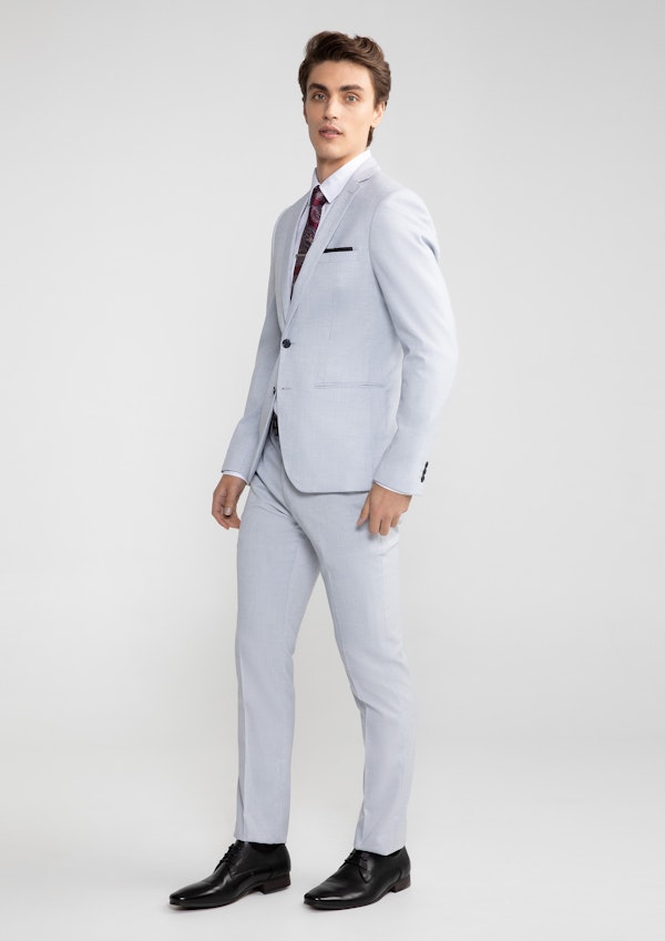 Grey Clayton Skinny Suit Jacket