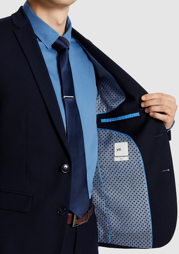 Dark Blue Marina Skinny Suit Jacket