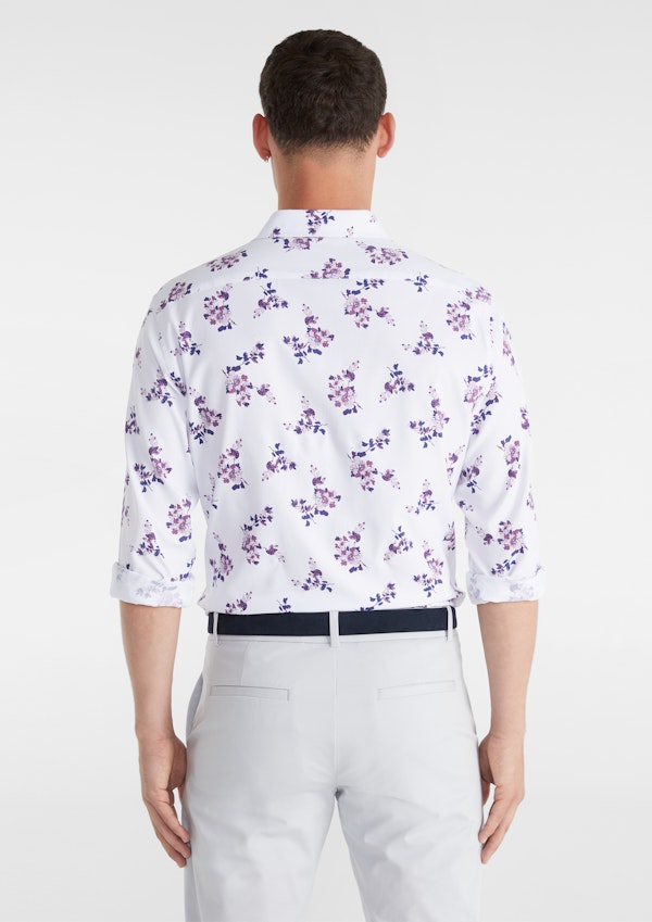 Burgundy Cyprus Slim Shirt