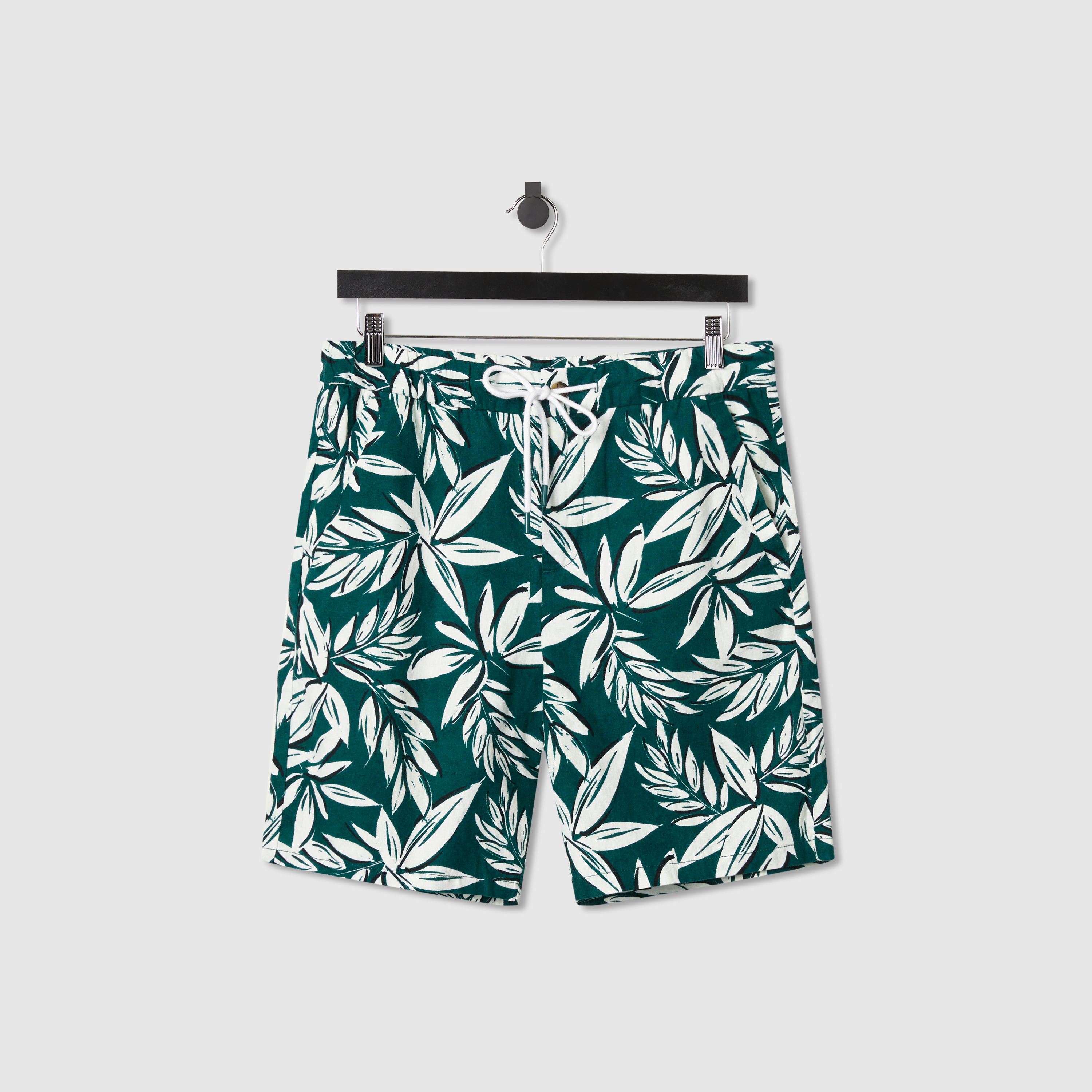 Olive Hippie Tropical Linen Blend Short 