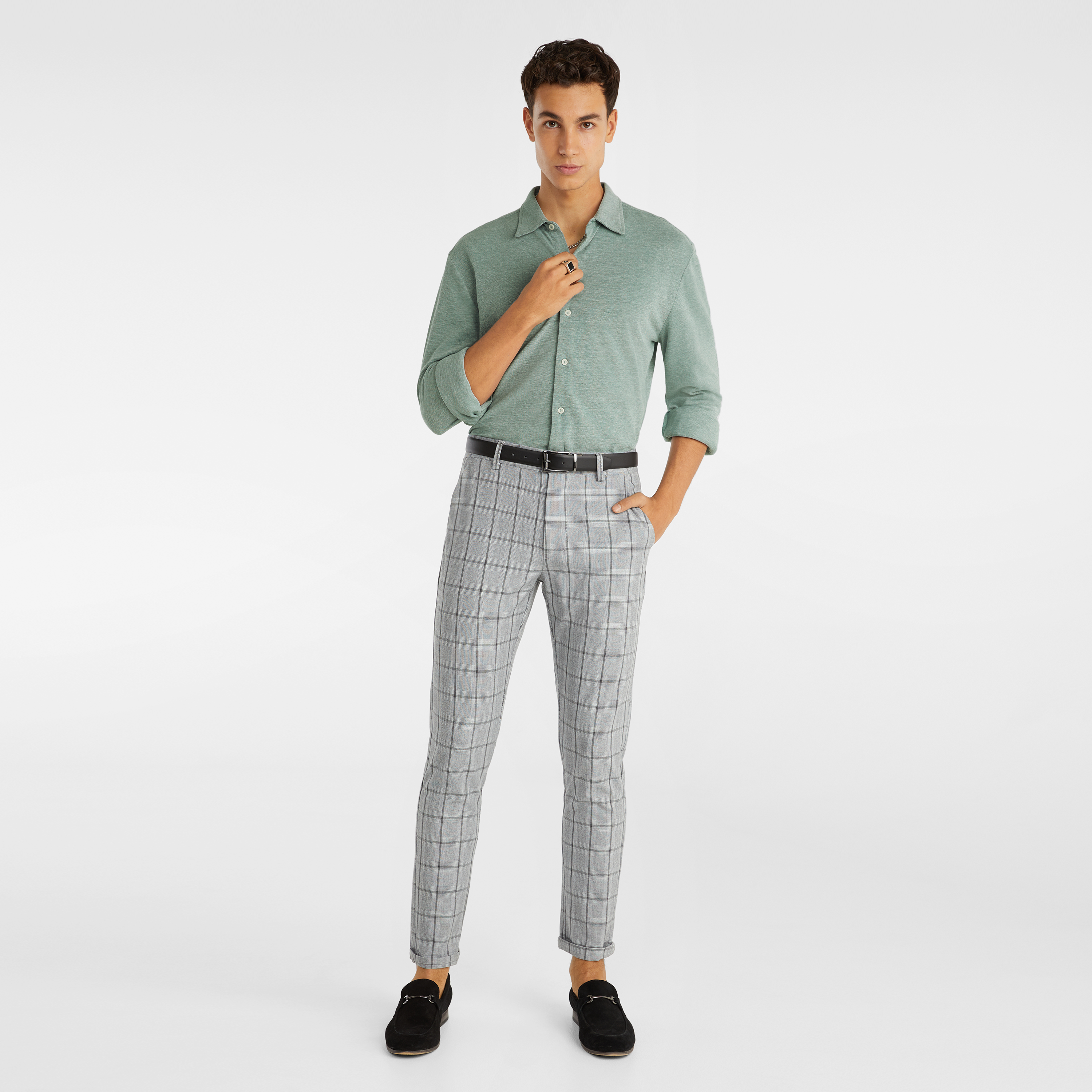 Chief Skinny Check Chino