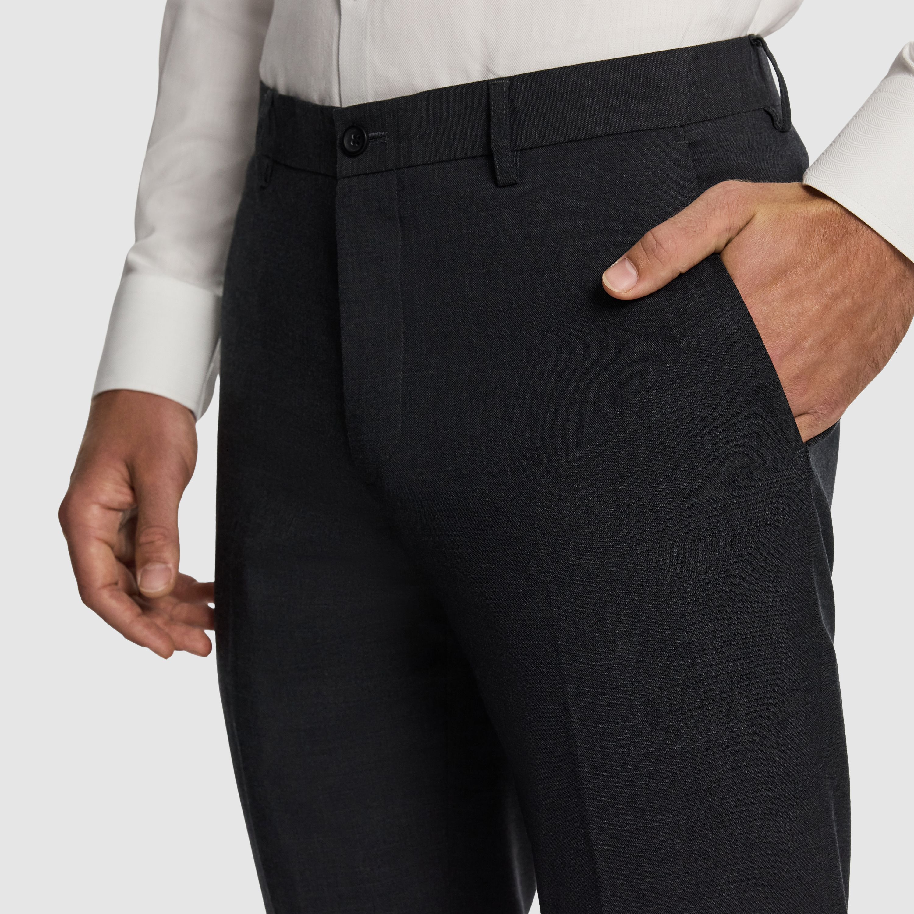 Charcoal Lukey Stretch Skinny Fit Pant