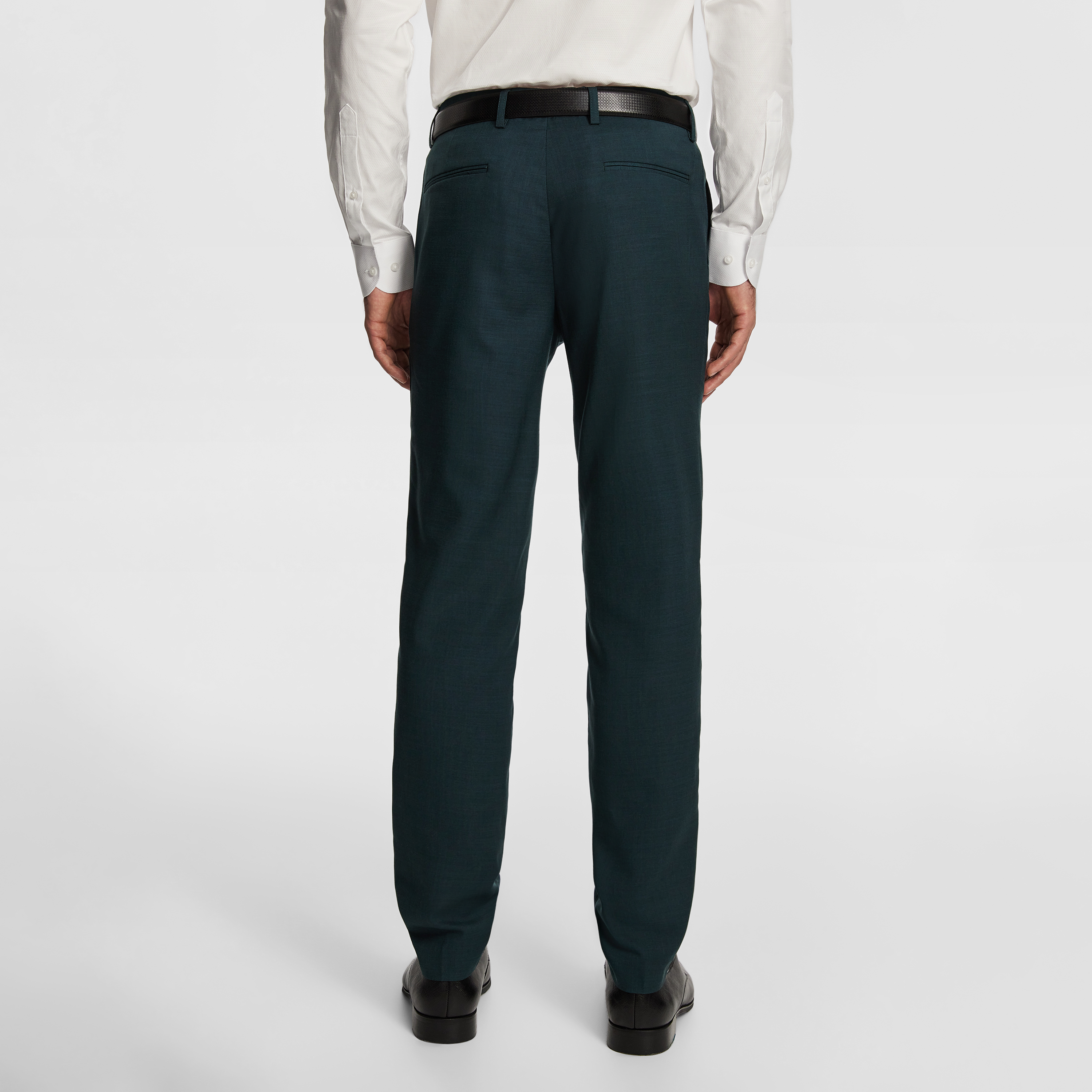 Teal Lukey Slim Dress Pant