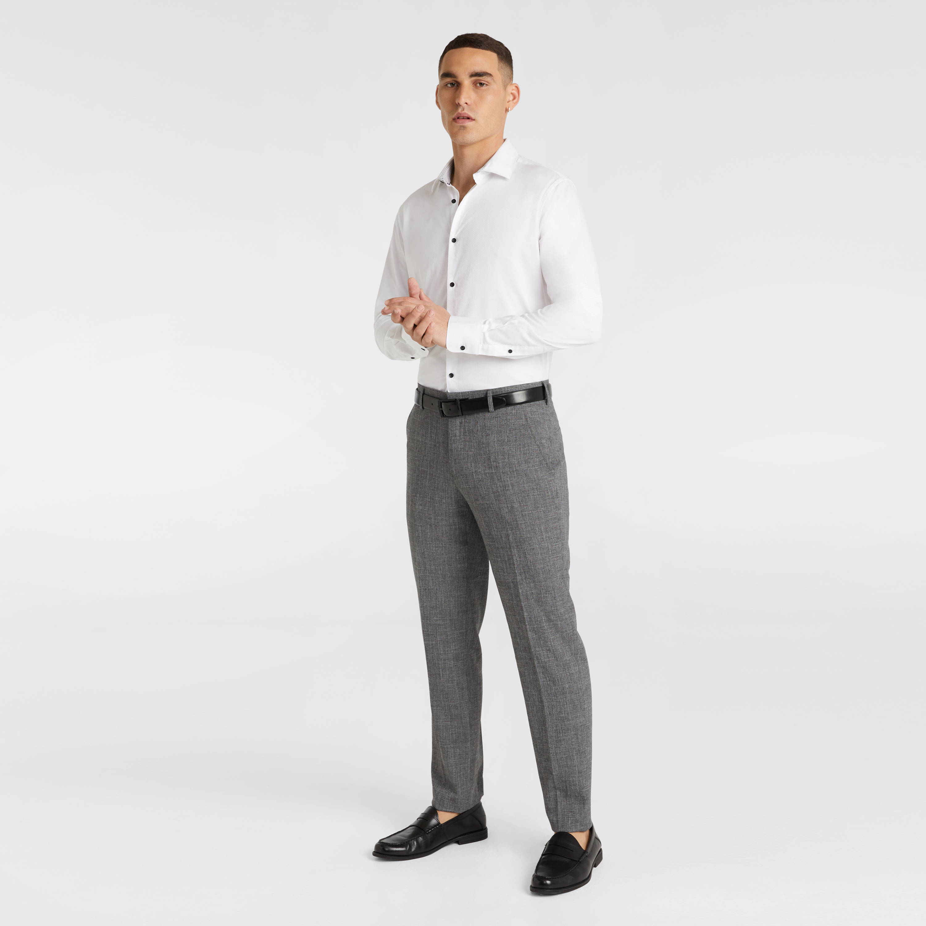 Teddy Textured Dress Shirt
