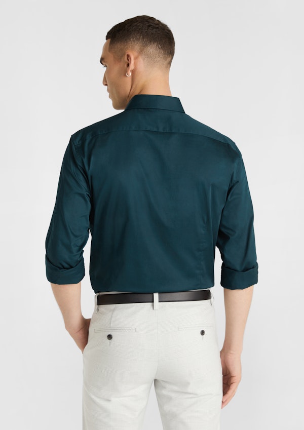 Teal Driver Slim Shirt
