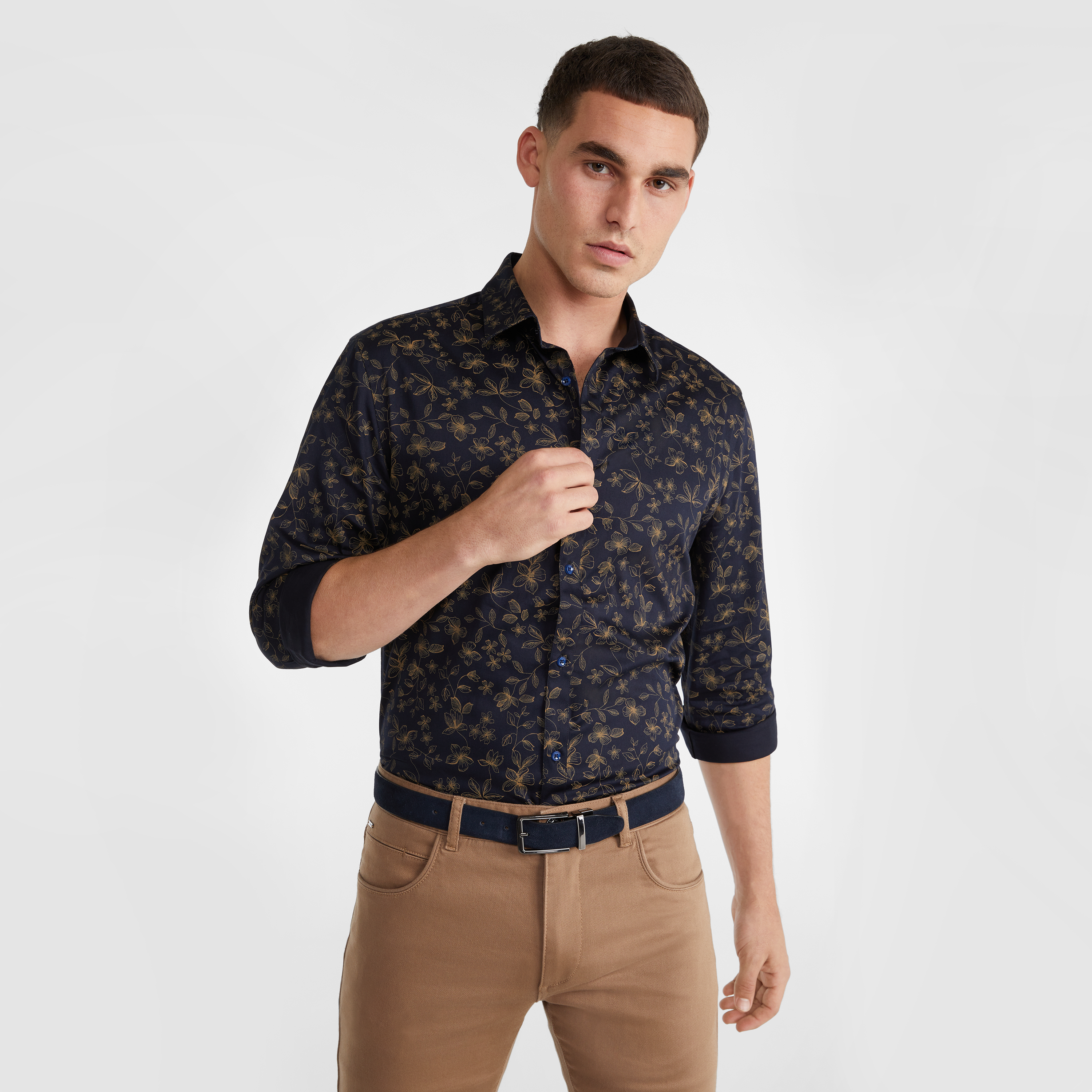 Fabian Slim Floral Shirt