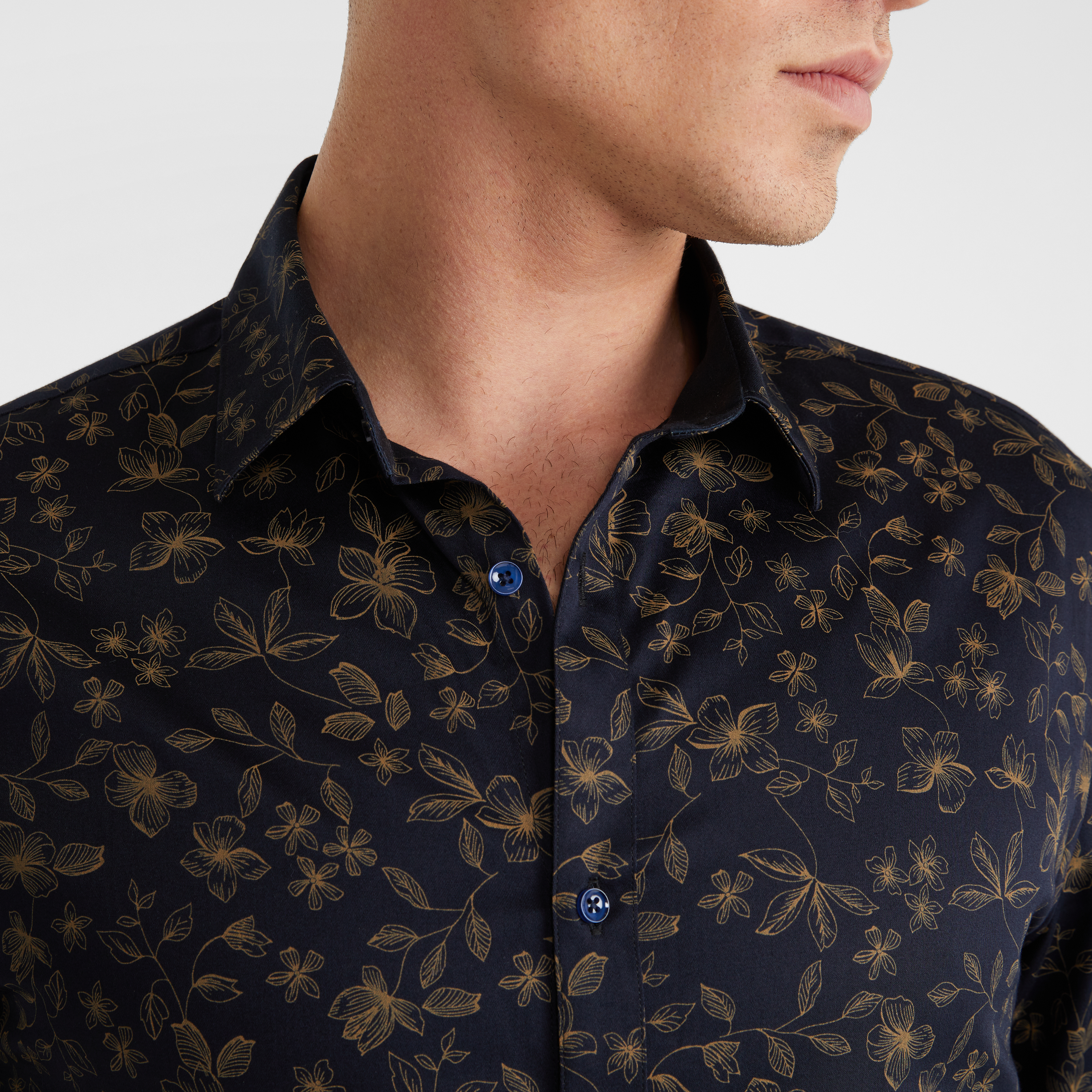 Fabian Slim Floral Shirt