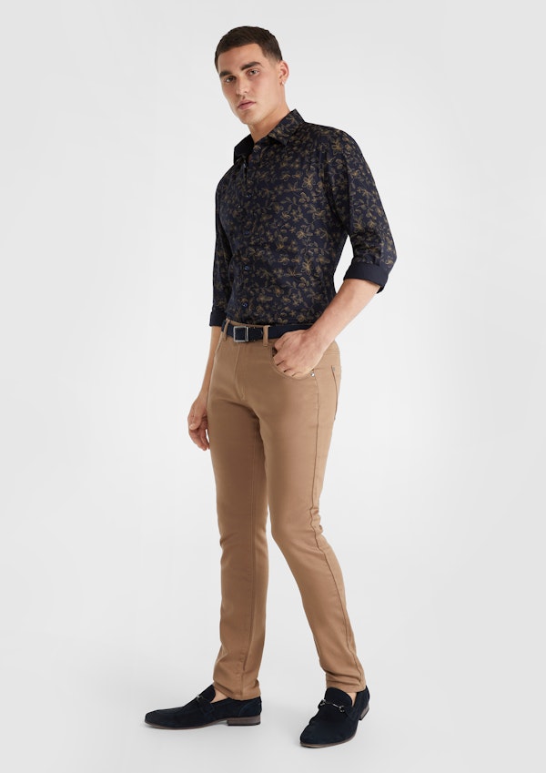 Fabian Slim Floral Shirt