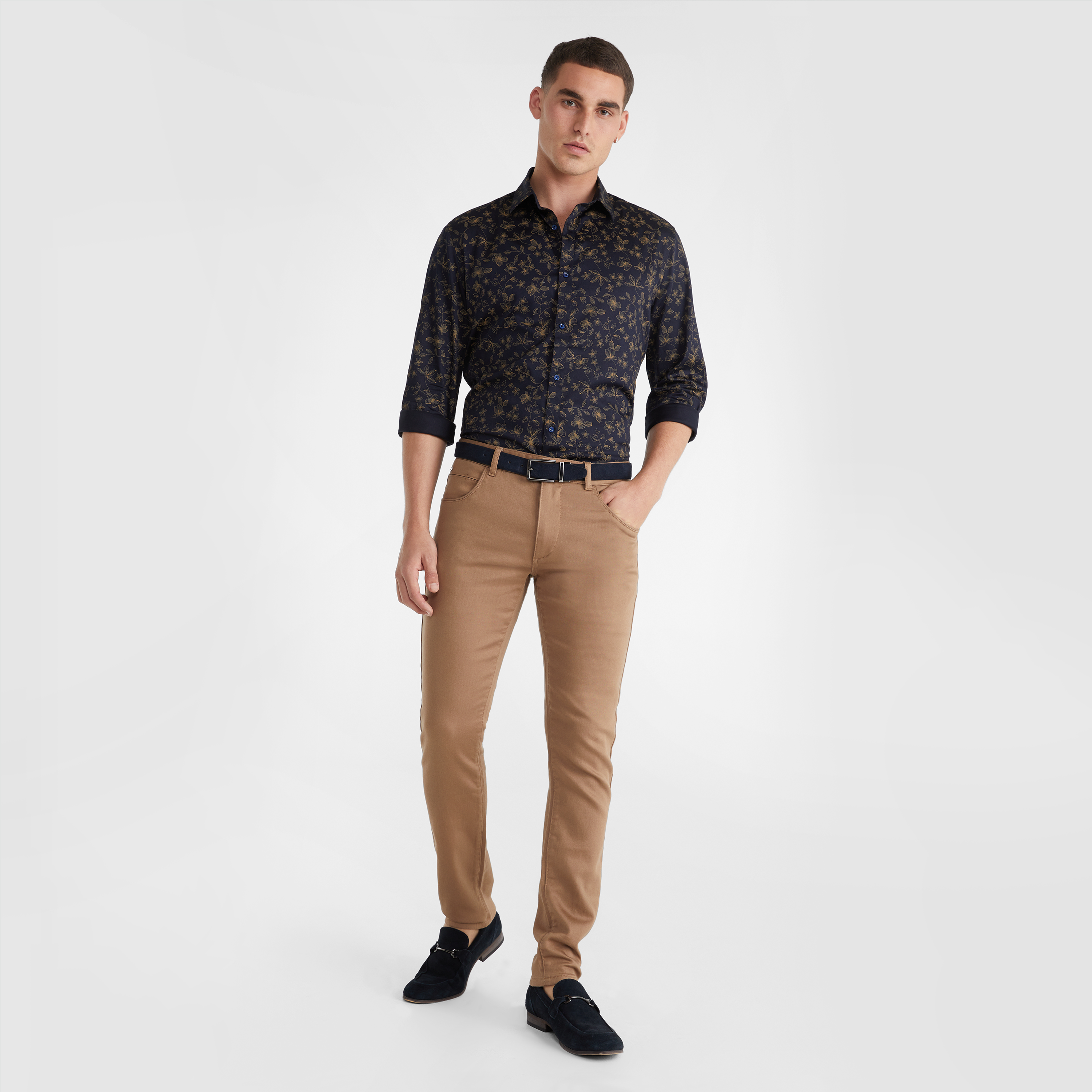 Fabian Slim Floral Shirt