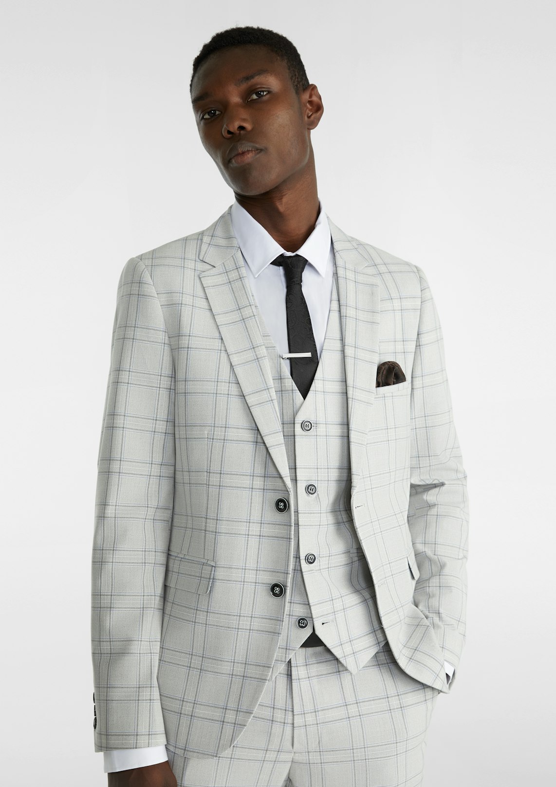 Patrick Check Skinny Suit Jack