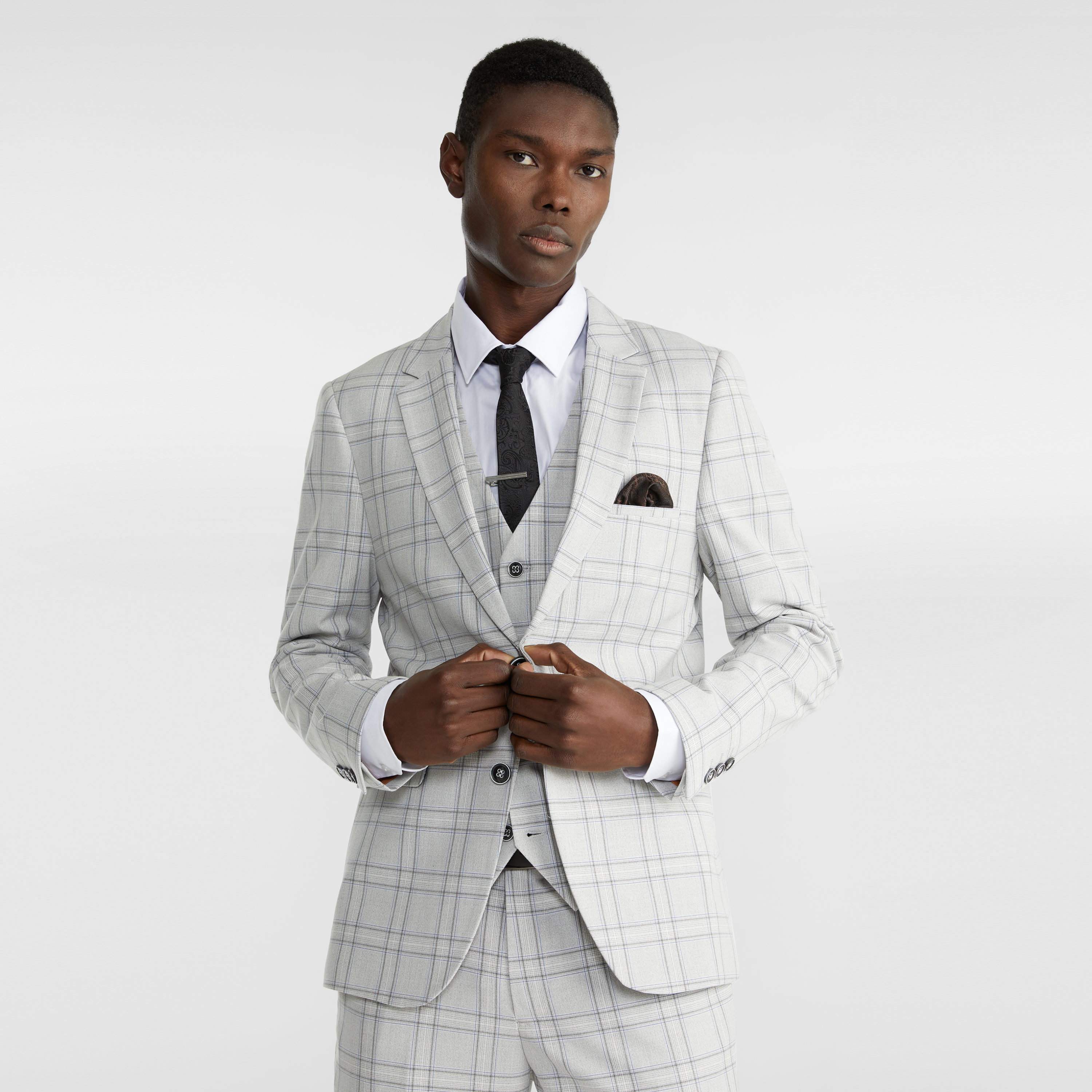 Patrick Check Skinny Suit Jack