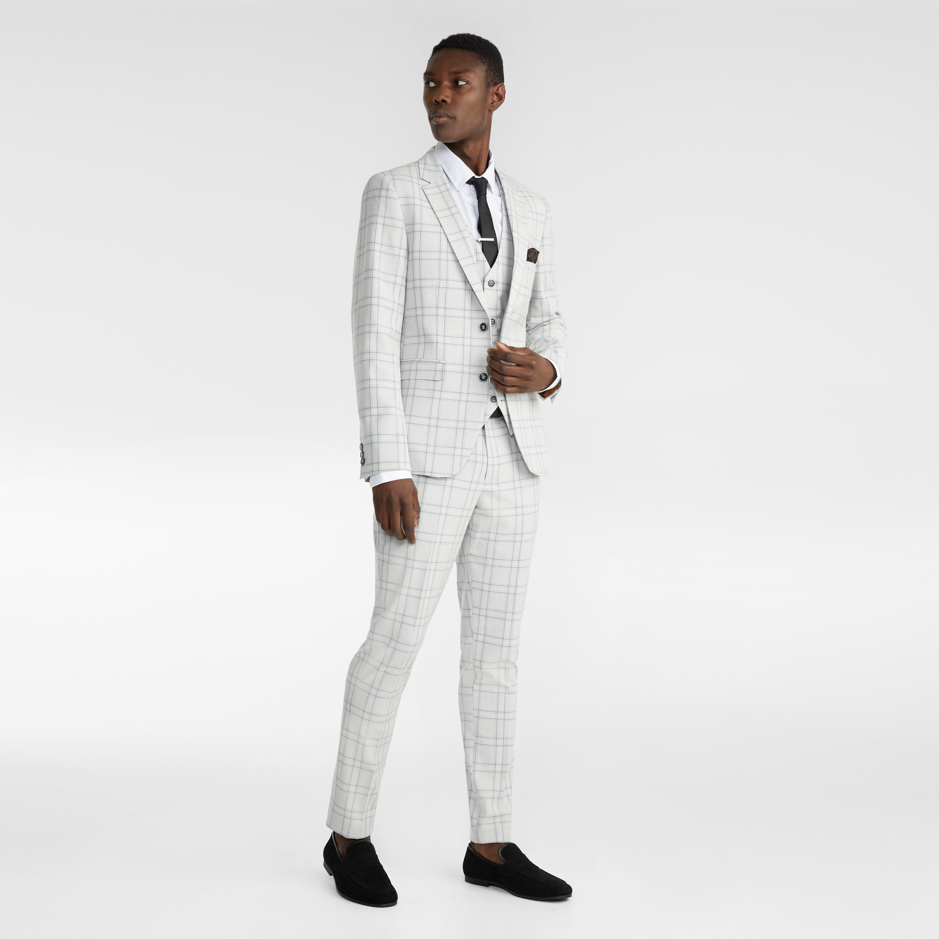 Patrick Check Skinny Suit Jack