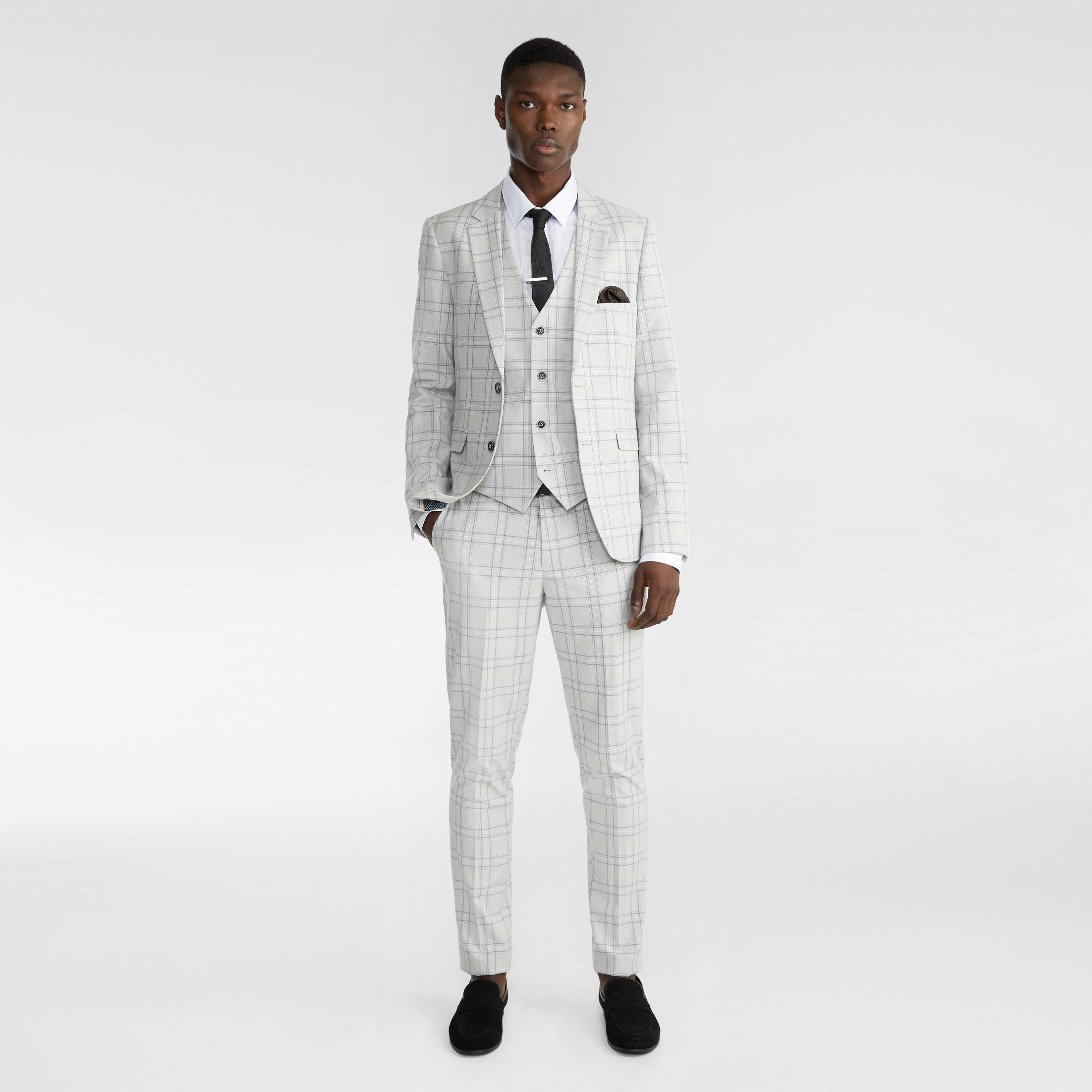 Patrick Check Skinny Suit Jack