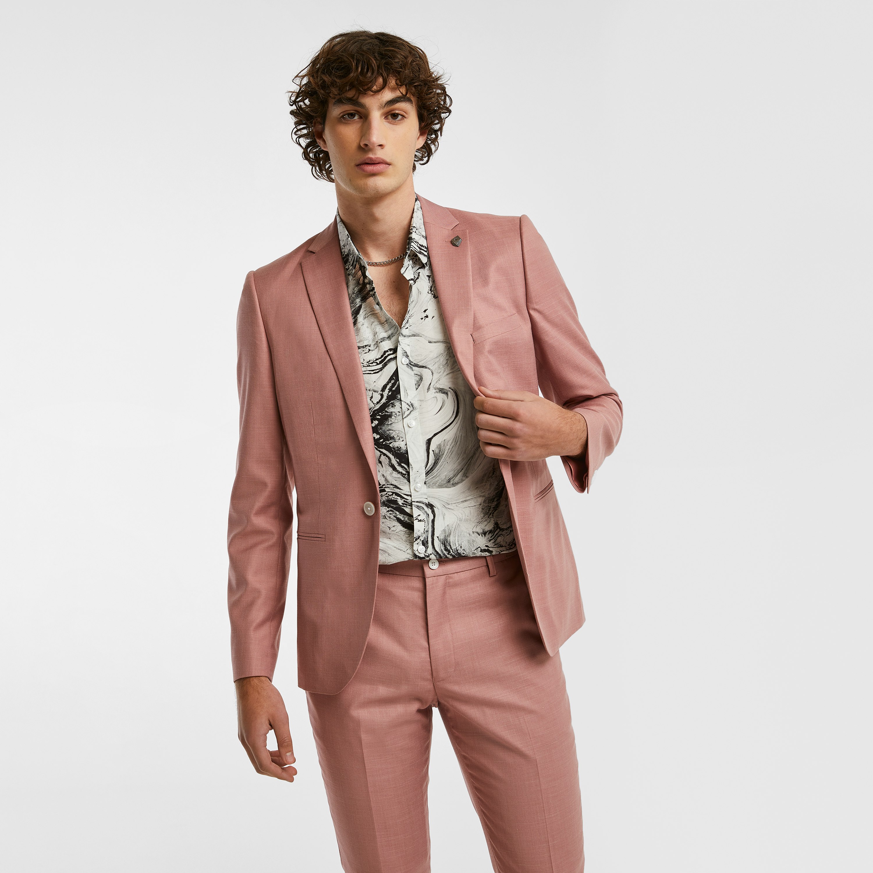 Musk Lukey Skinny Stretch Suit Jacket | Men's Tops | yd AU