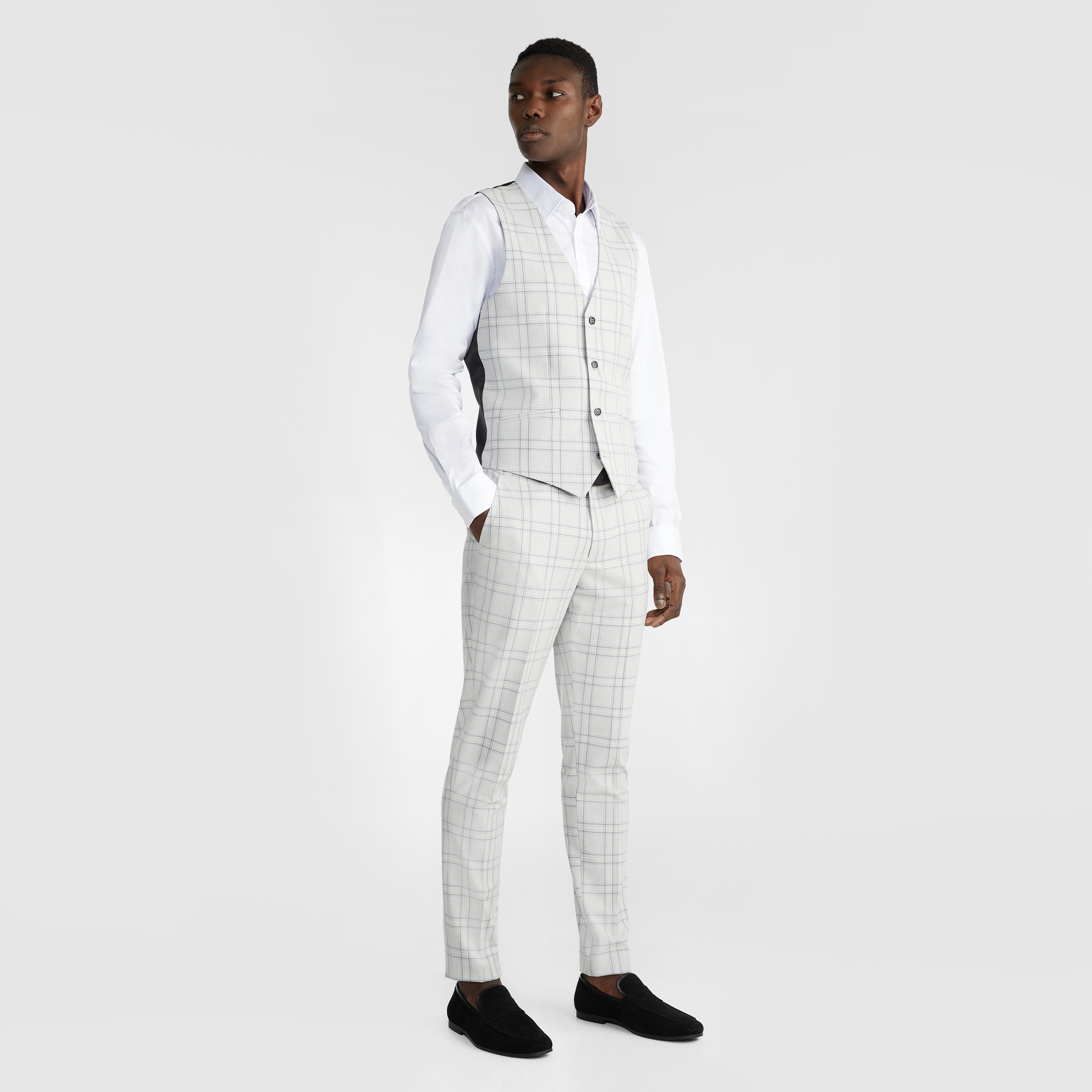 Patrick Check Waistcoat