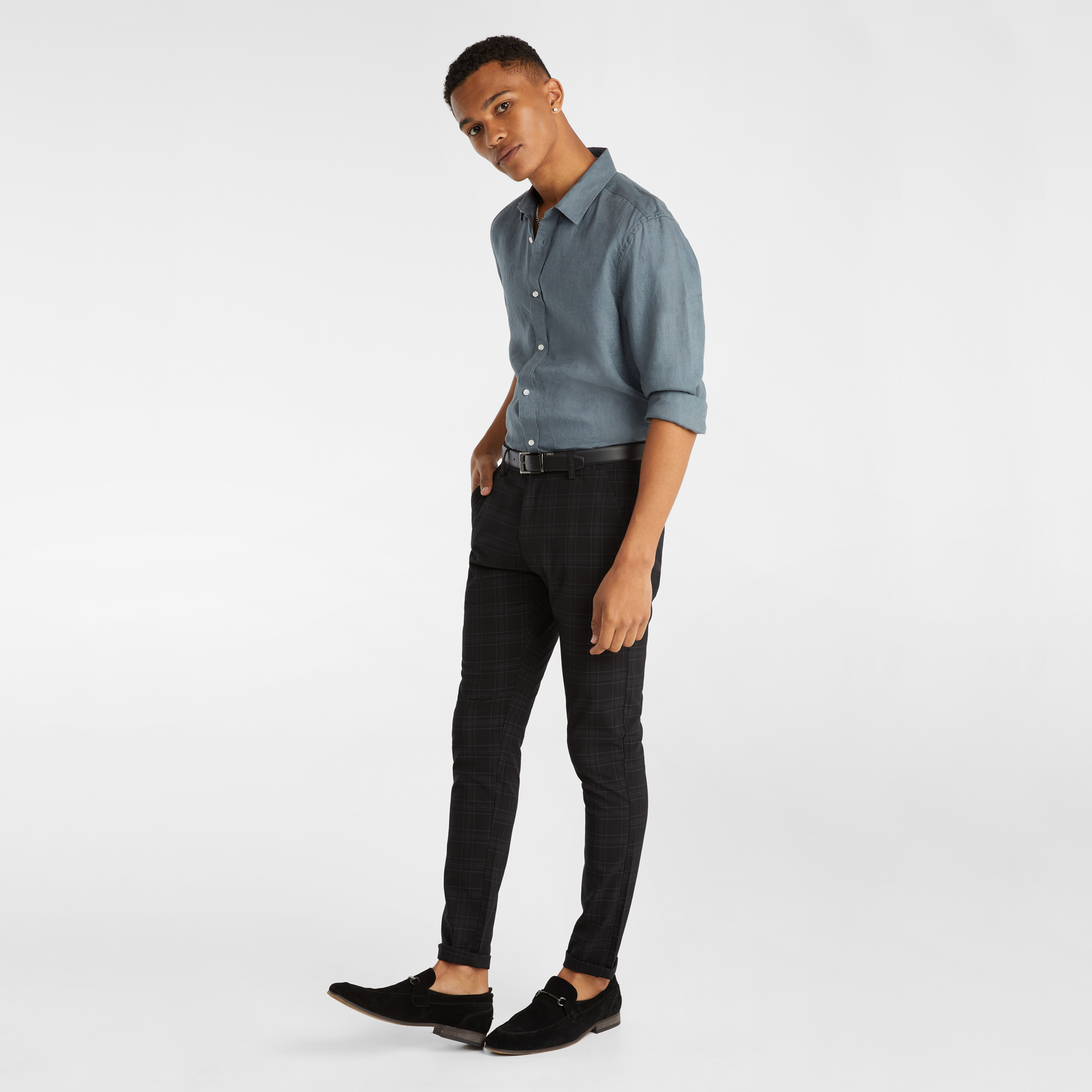 Black Alpa Skinny Chino