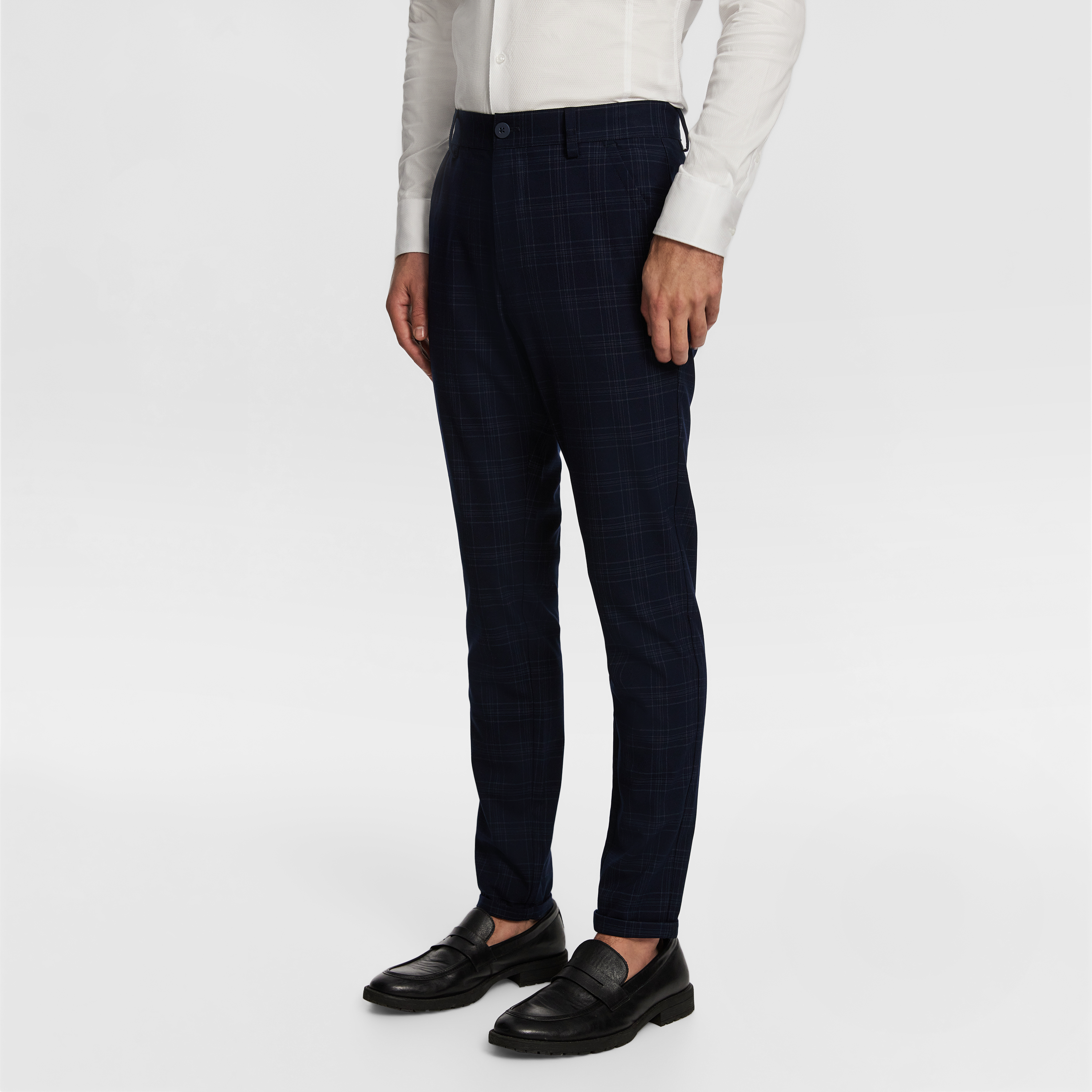 Navy Alpa Skinny Chino