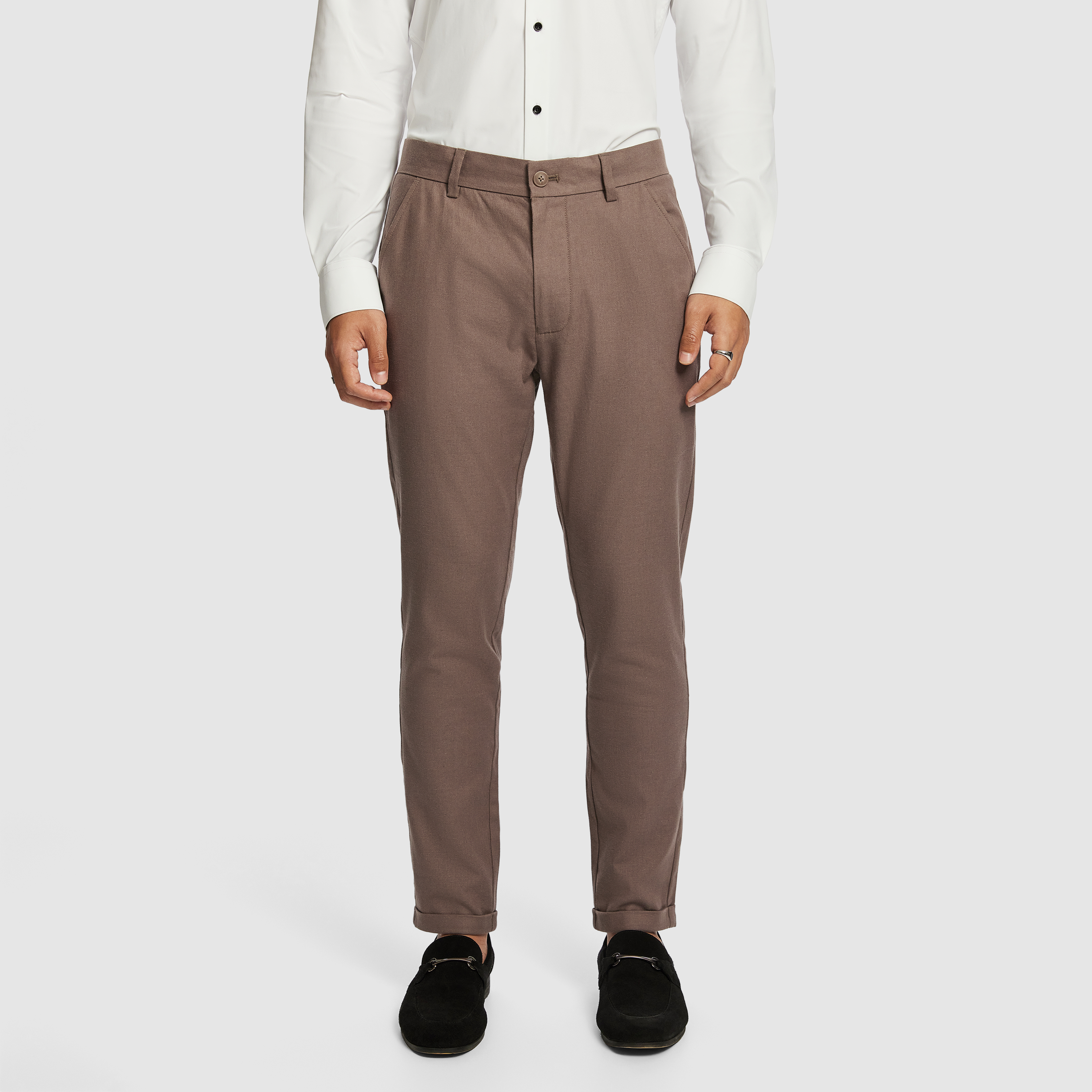 Amare Skinny Linen Blend Chino